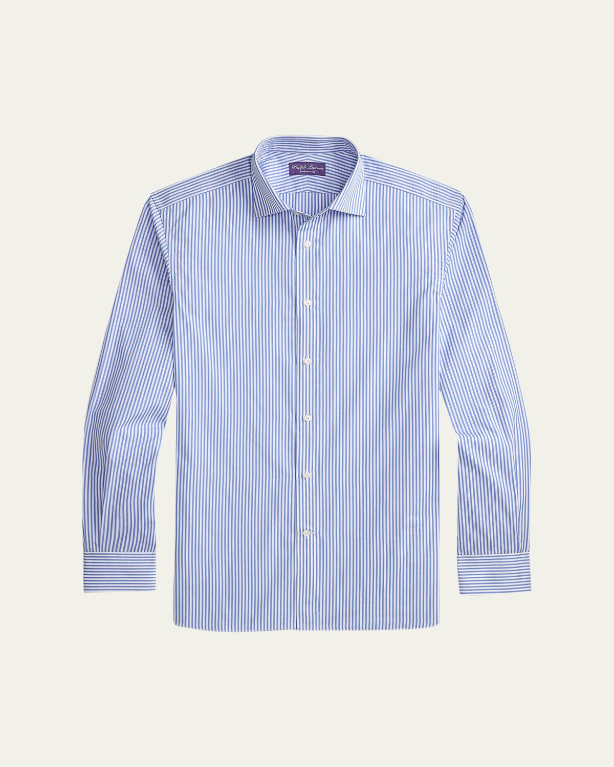 Ralph Lauren Purple Label Men's Cotton Poplin Bengal Sport Shirt