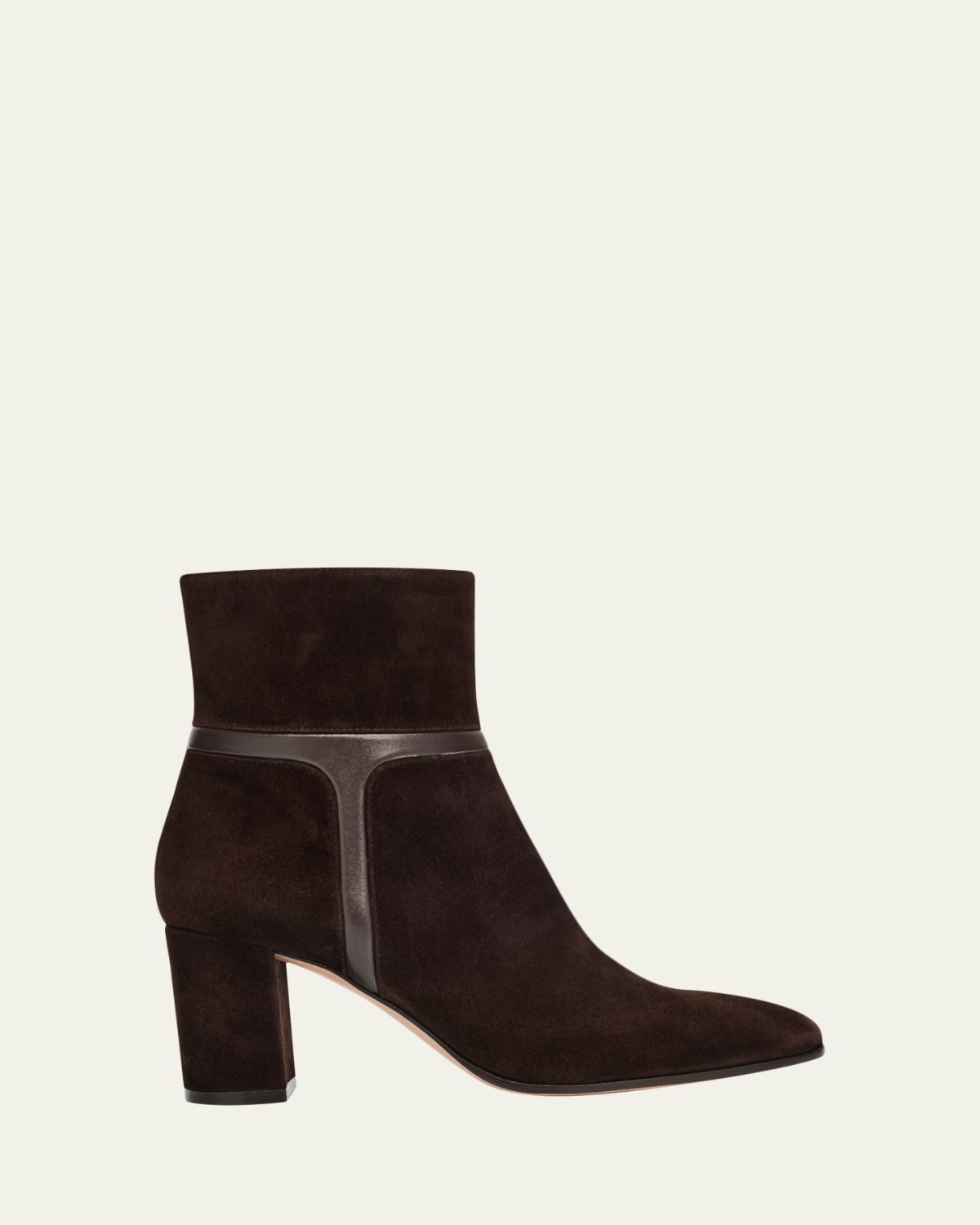 Gianvito Rossi 70mm Suede and Leather Ankle Boots | Thumbnail 4 Gianvito Rossi 70mm Suede and Leather Ankle Boots | Thumbnail 4