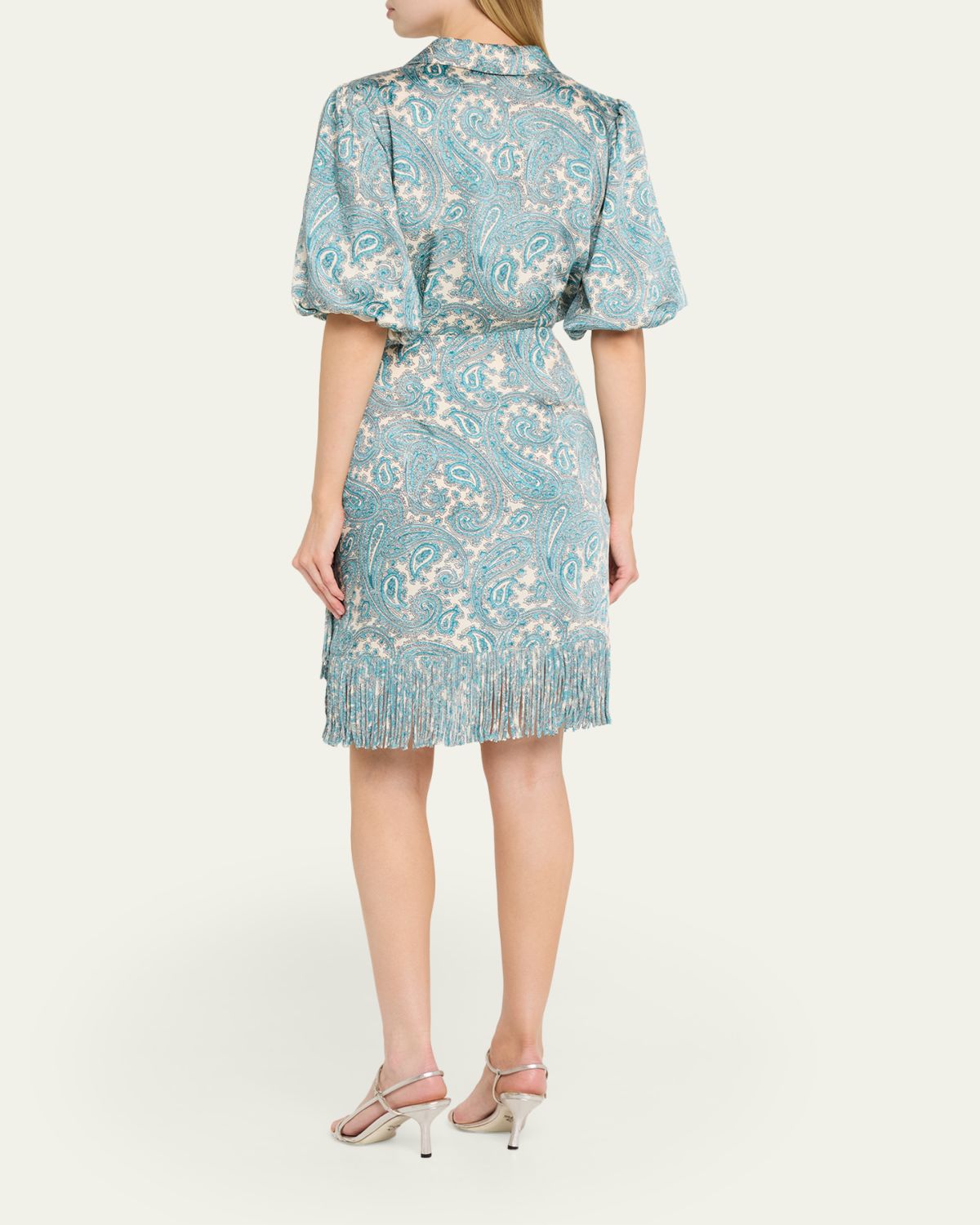 Cinq a Sept Hendrix Paisley Mini Shirtdress | Thumbnail 3 Cinq a Sept Hendrix Paisley Mini Shirtdress | Thumbnail 3