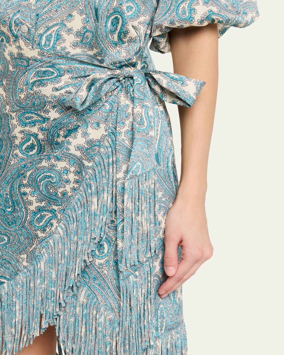 Cinq a Sept Hendrix Paisley Mini Shirtdress | Thumbnail 5 Cinq a Sept Hendrix Paisley Mini Shirtdress | Thumbnail 5