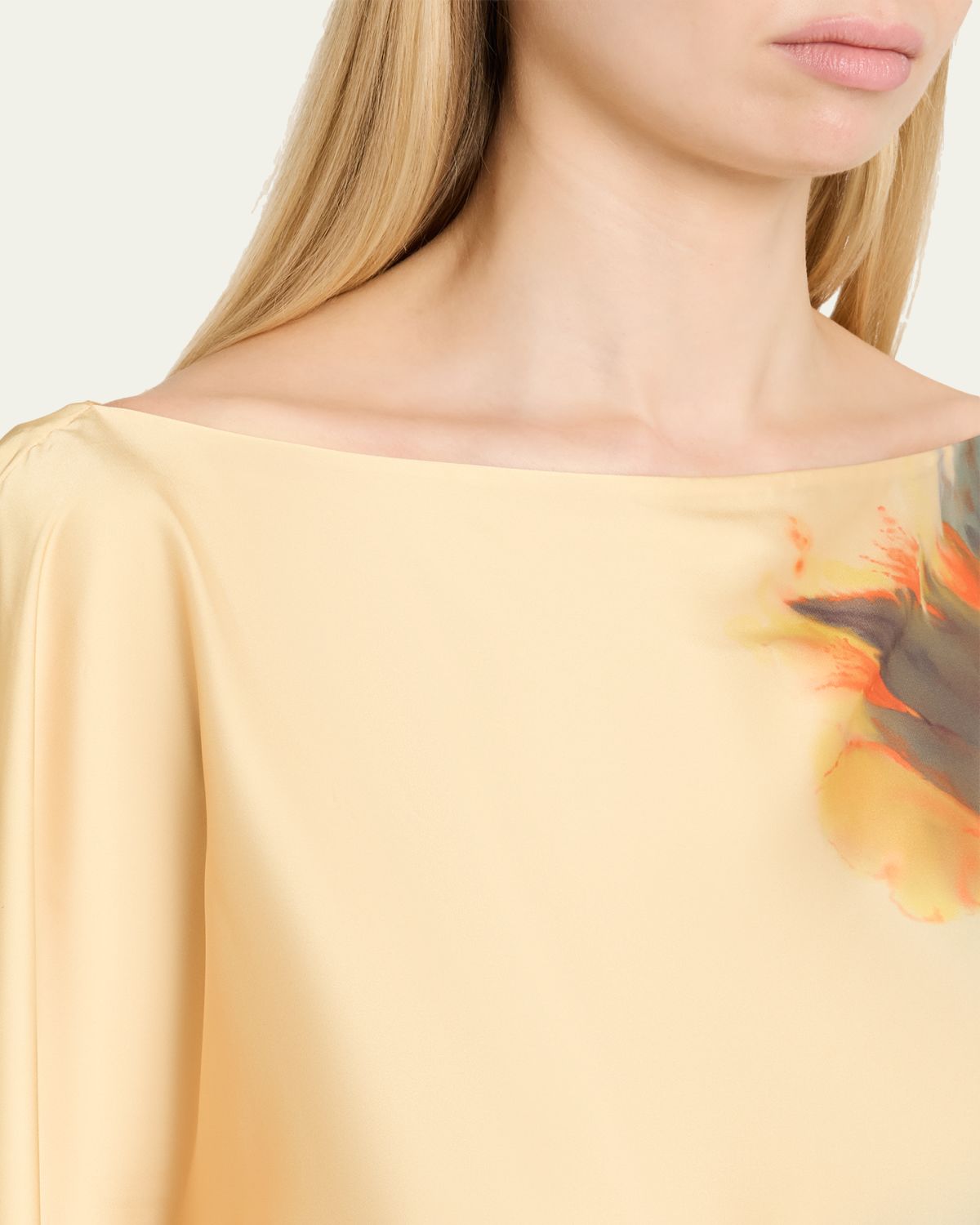 Cinq a Sept Carole Watercolor Floral Top | Thumbnail 5 Cinq a Sept Carole Watercolor Floral Top | Thumbnail 5