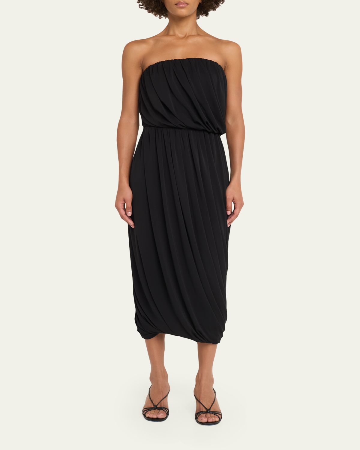 Cinq a Sept Calden Draped Midi Skirt | Thumbnail 2
