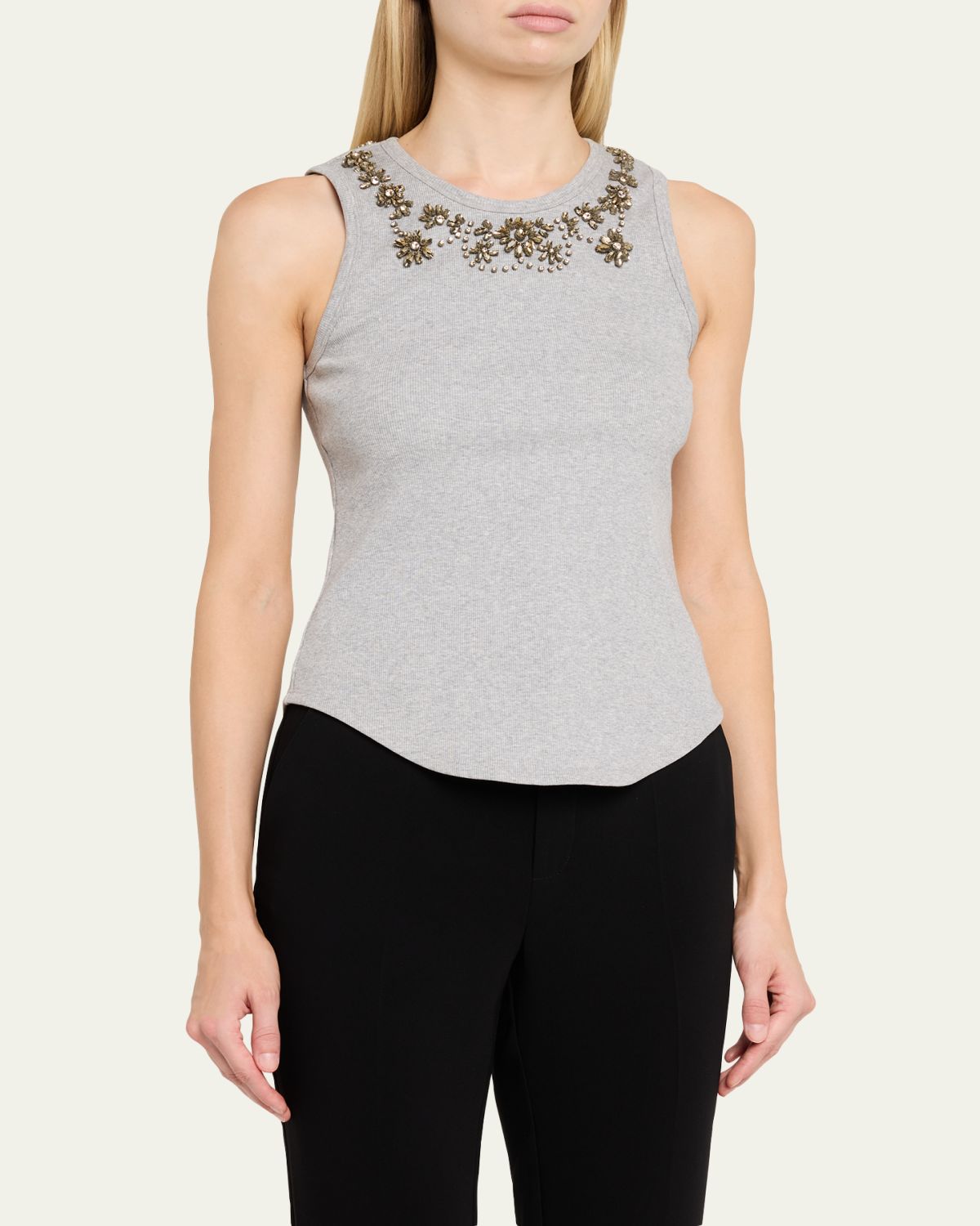 Cinq a Sept Crystal Lattice Tank Top | Thumbnail 4 Cinq a Sept Crystal Lattice Tank Top | Thumbnail 4