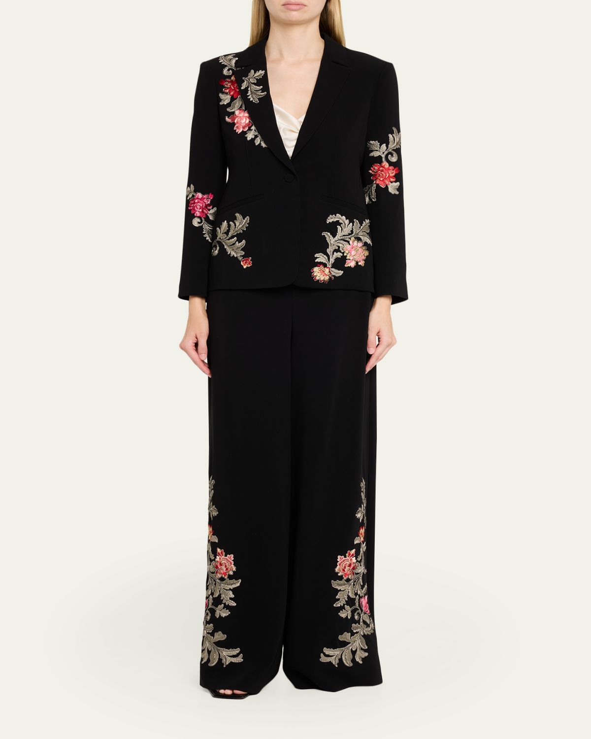 Cinq a Sept Karlie Rococo Embroidered Blazer | Thumbnail 2