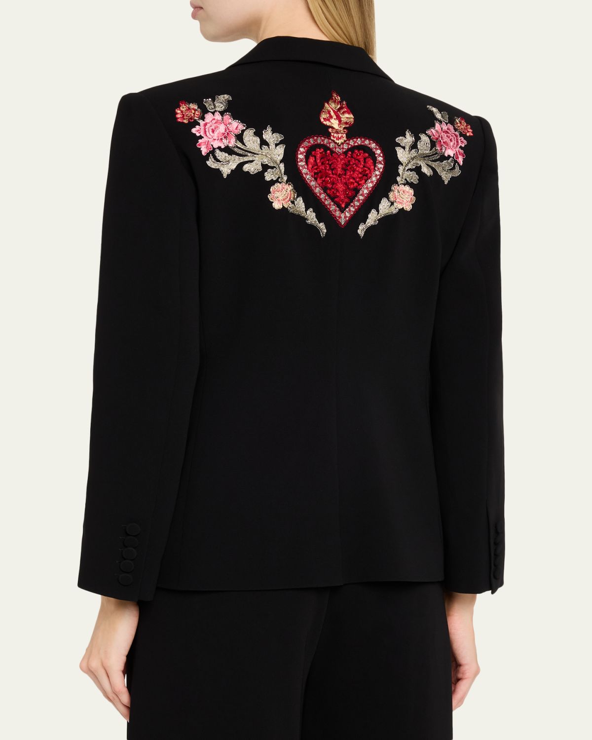 Cinq a Sept Karlie Rococo Embroidered Blazer | Thumbnail 3