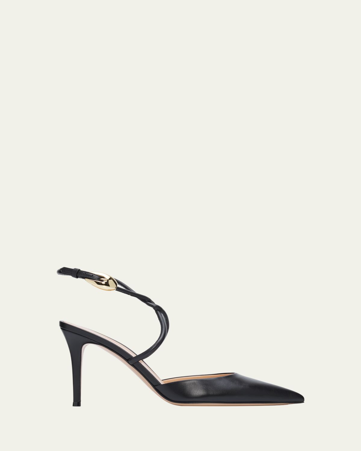 Gianvito Rossi 85mm Nappa Leather Slingback Pumps | Thumbnail 4 Gianvito Rossi 85mm Nappa Leather Slingback Pumps | Thumbnail 4