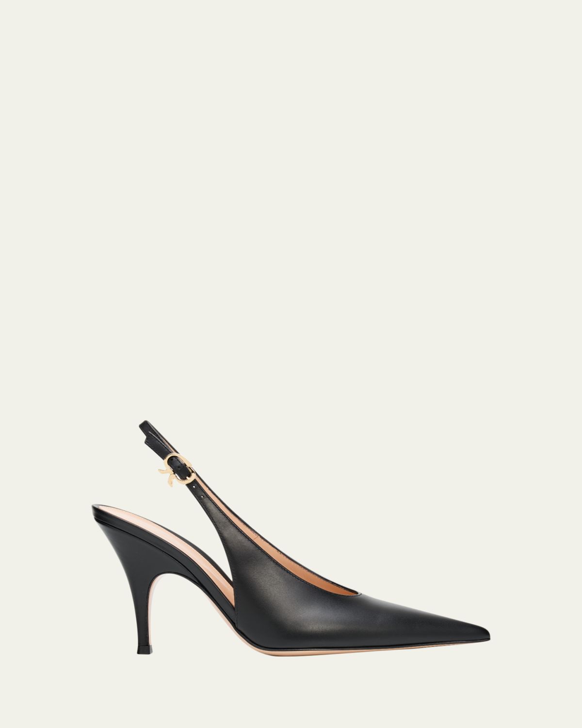Gianvito Rossi 95mm Sofia Leather Slingback Pumps | Thumbnail 4 Gianvito Rossi 95mm Sofia Leather Slingback Pumps | Thumbnail 4