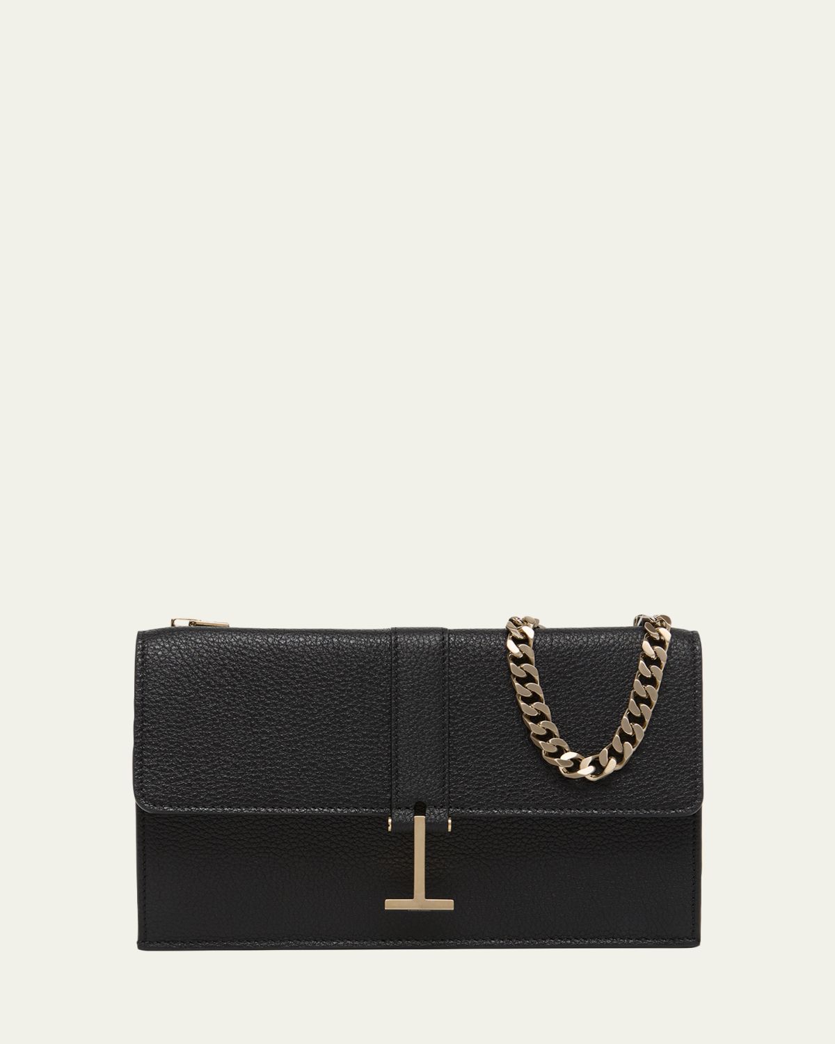 TOM FORD Kara Mini Leather Hanging T Crossbody Bag