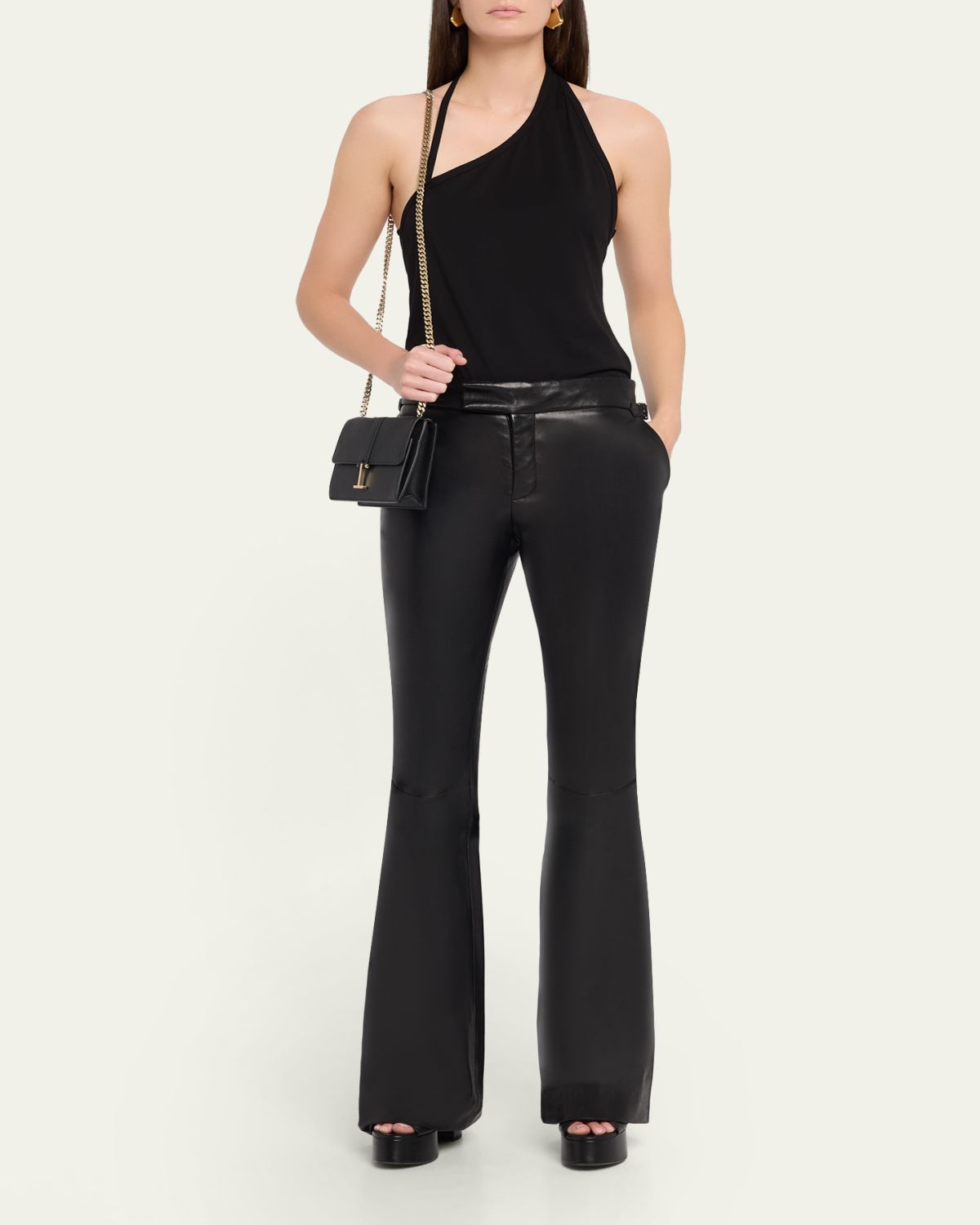 TOM FORD Kara Mini Leather Hanging T Crossbody Bag | Thumbnail 5