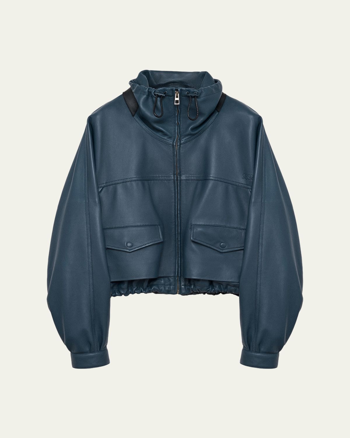 Loewe Double Layered Leather Zip Jacket | Thumbnail 6