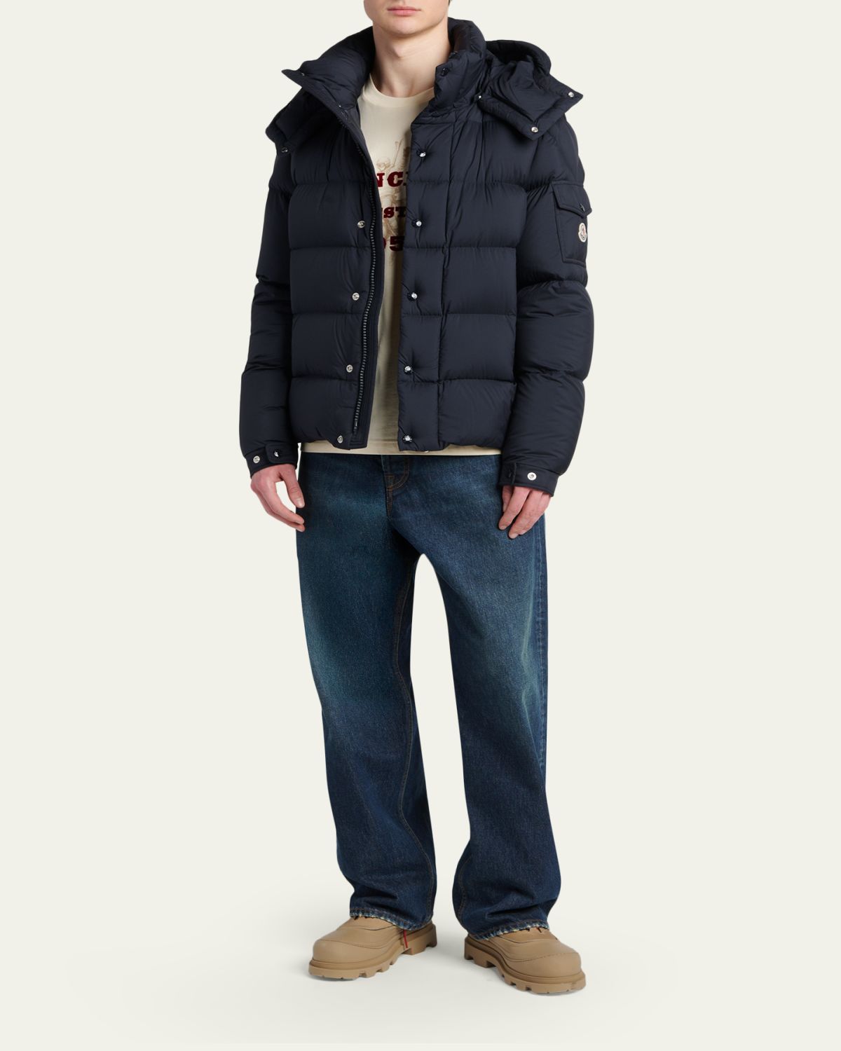 Moncler Grenoble Men's Quilted Hooded Puffer Jacket | Thumbnail 2