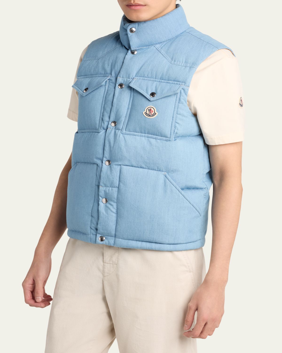Moncler Men's Quilted Puffer Vest | Thumbnail 4 Moncler Men's Quilted Puffer Vest | Thumbnail 4