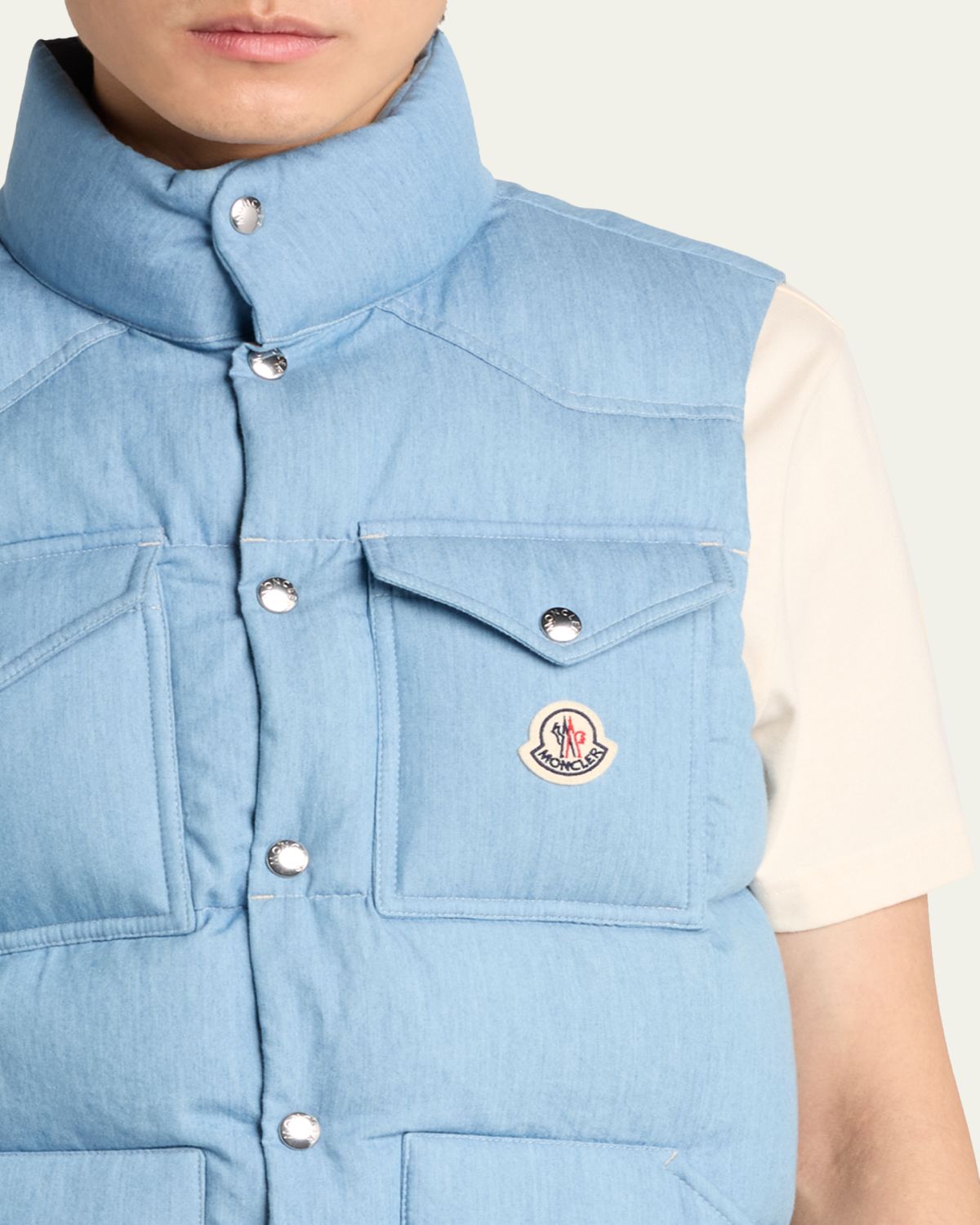 Moncler Men's Quilted Puffer Vest | Thumbnail 5 Moncler Men's Quilted Puffer Vest | Thumbnail 5