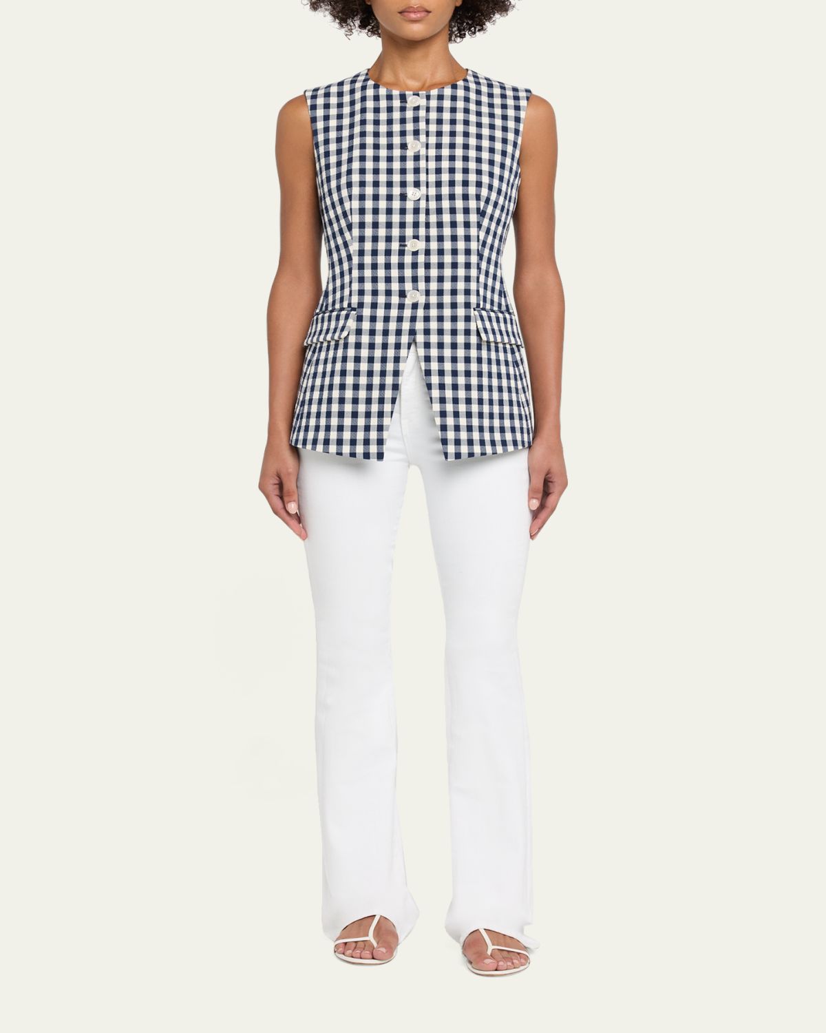 Veronica Beard Haina Cotton Gingham Shorts | Thumbnail 2 Veronica Beard Haina Cotton Gingham Shorts | Thumbnail 2