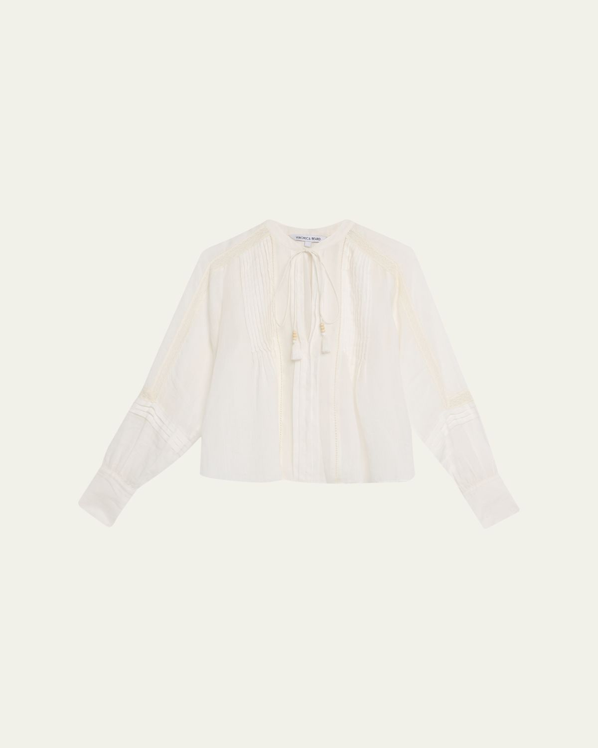 Veronica Beard Sawyer Ramie Blouse | Thumbnail 5