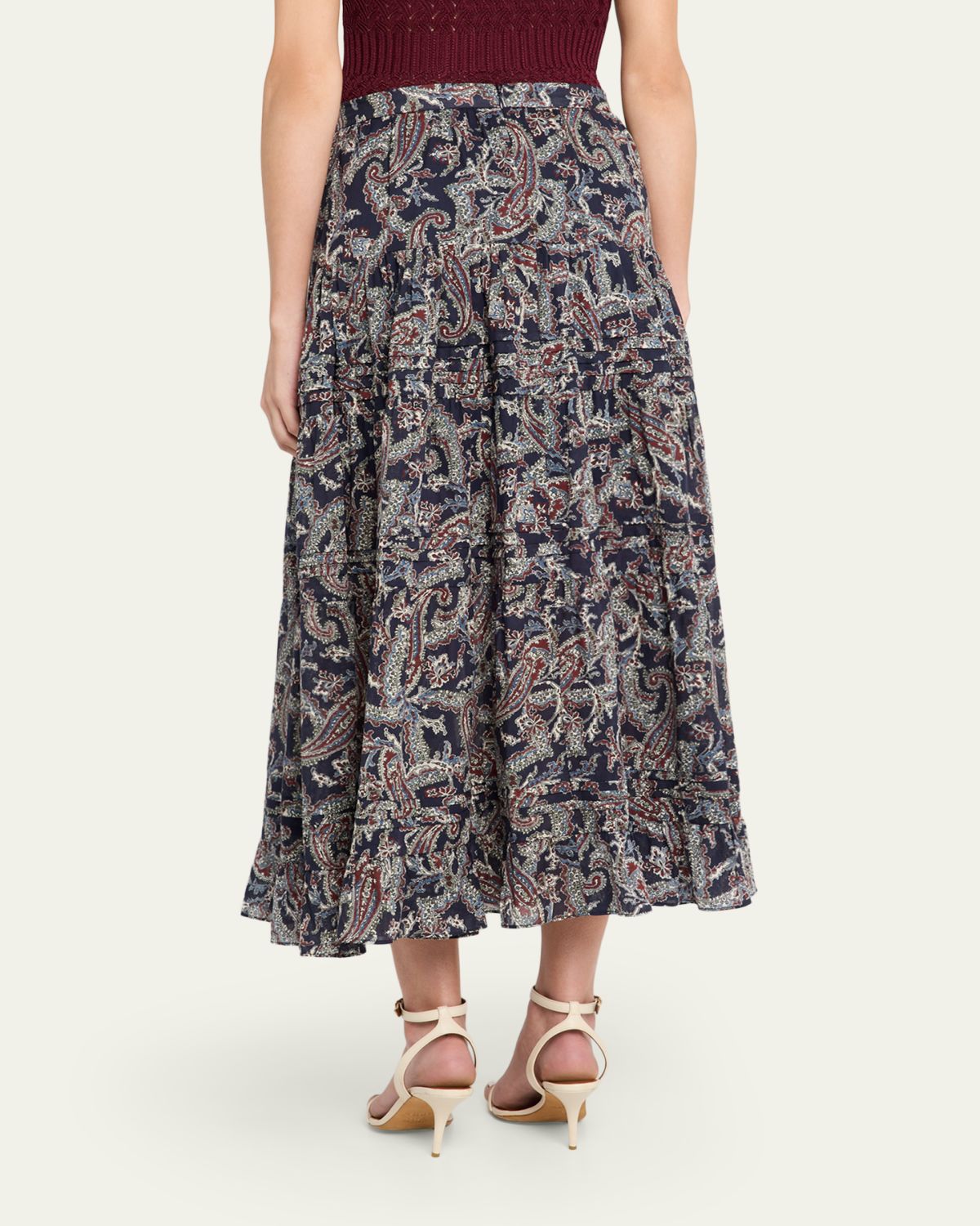 Veronica Beard Heatheralyn Paisley Skirt | Thumbnail 3 Veronica Beard Heatheralyn Paisley Skirt | Thumbnail 3