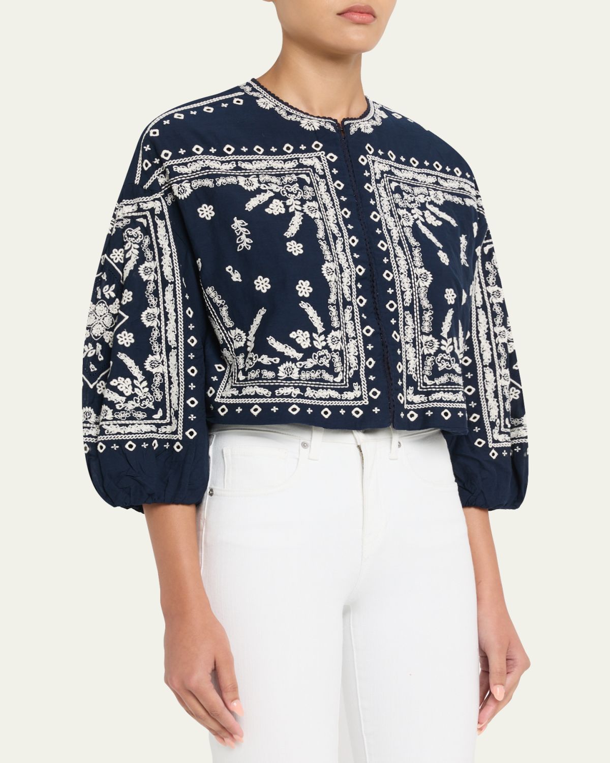 Veronica Beard Drake Embroidered Jacket | Thumbnail 4 Veronica Beard Drake Embroidered Jacket | Thumbnail 4