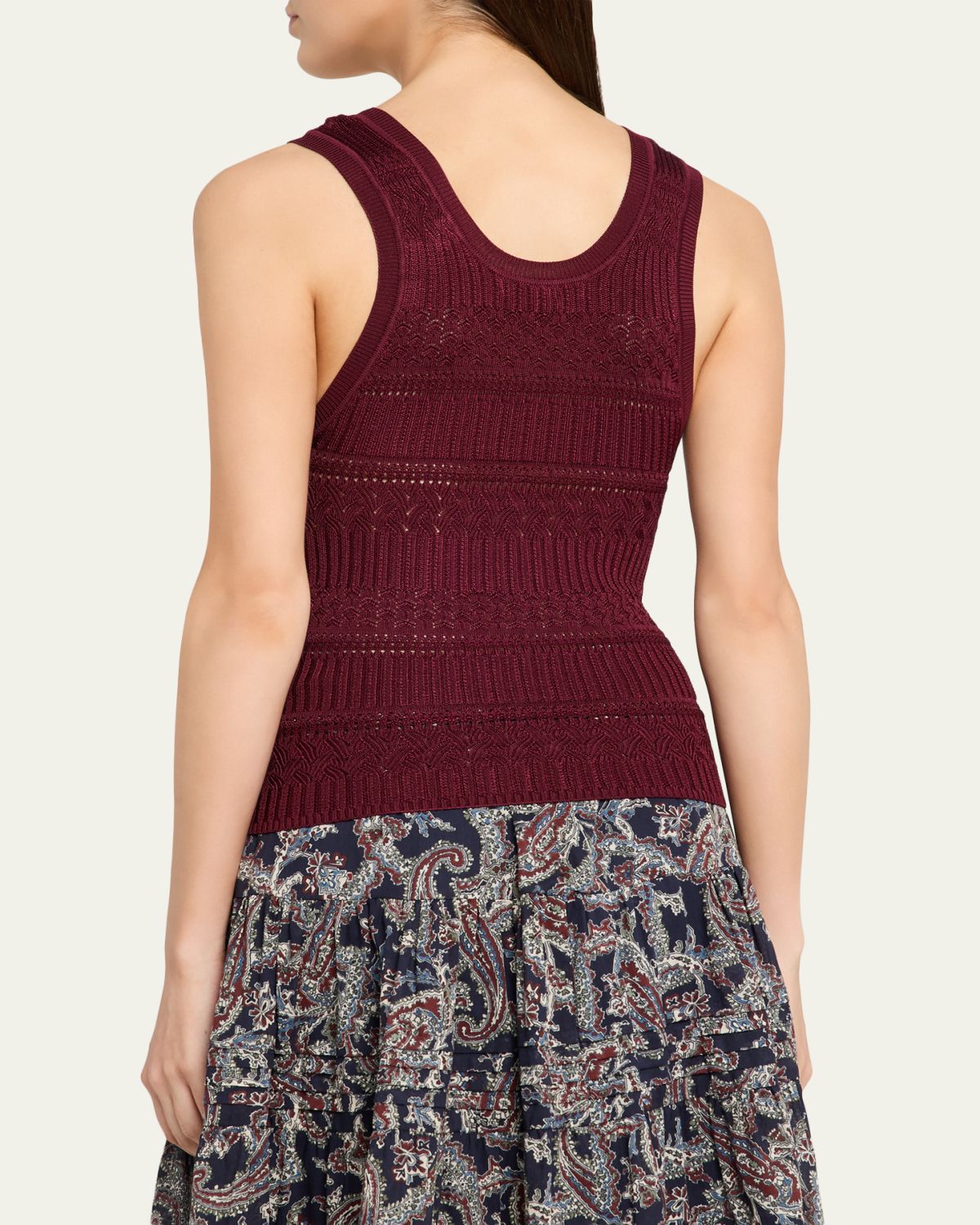 Veronica Beard Sandra Knit Tank Top | Thumbnail 3