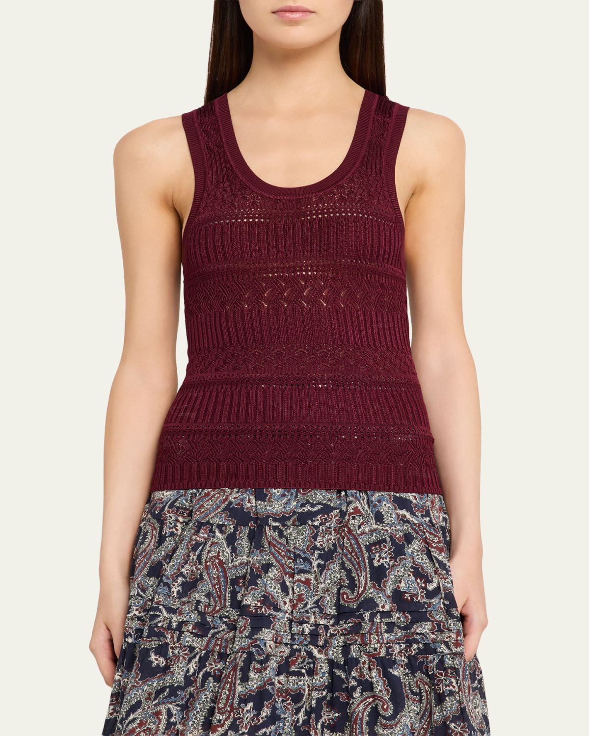 Veronica Beard Sandra Knit Tank Top | Thumbnail 4