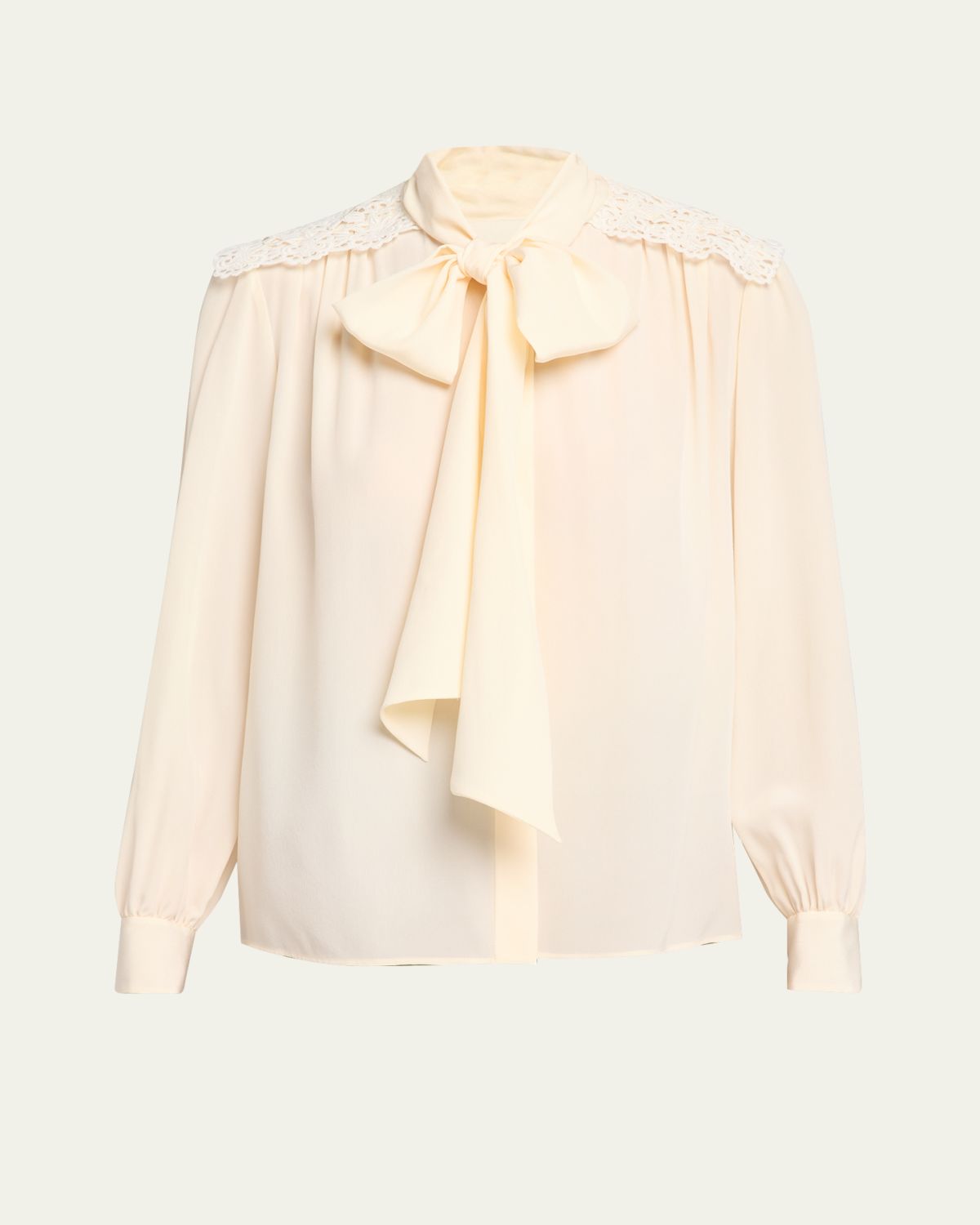 Chloe Organic Silk Crepe De Chine Blouse | Thumbnail 6 Chloe Organic Silk Crepe De Chine Blouse | Thumbnail 6