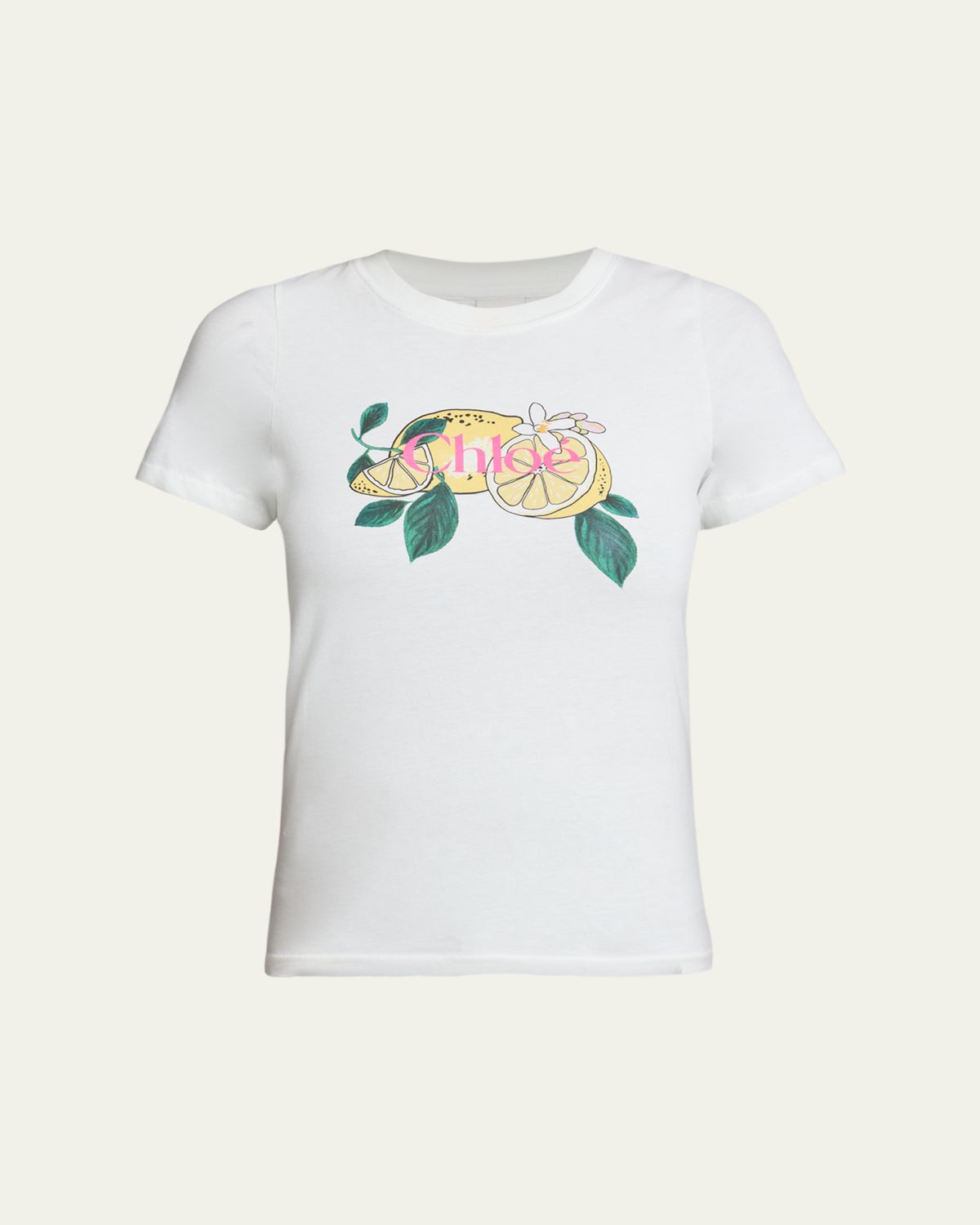 Chloe Lemon Print T-Shirt | Thumbnail 6