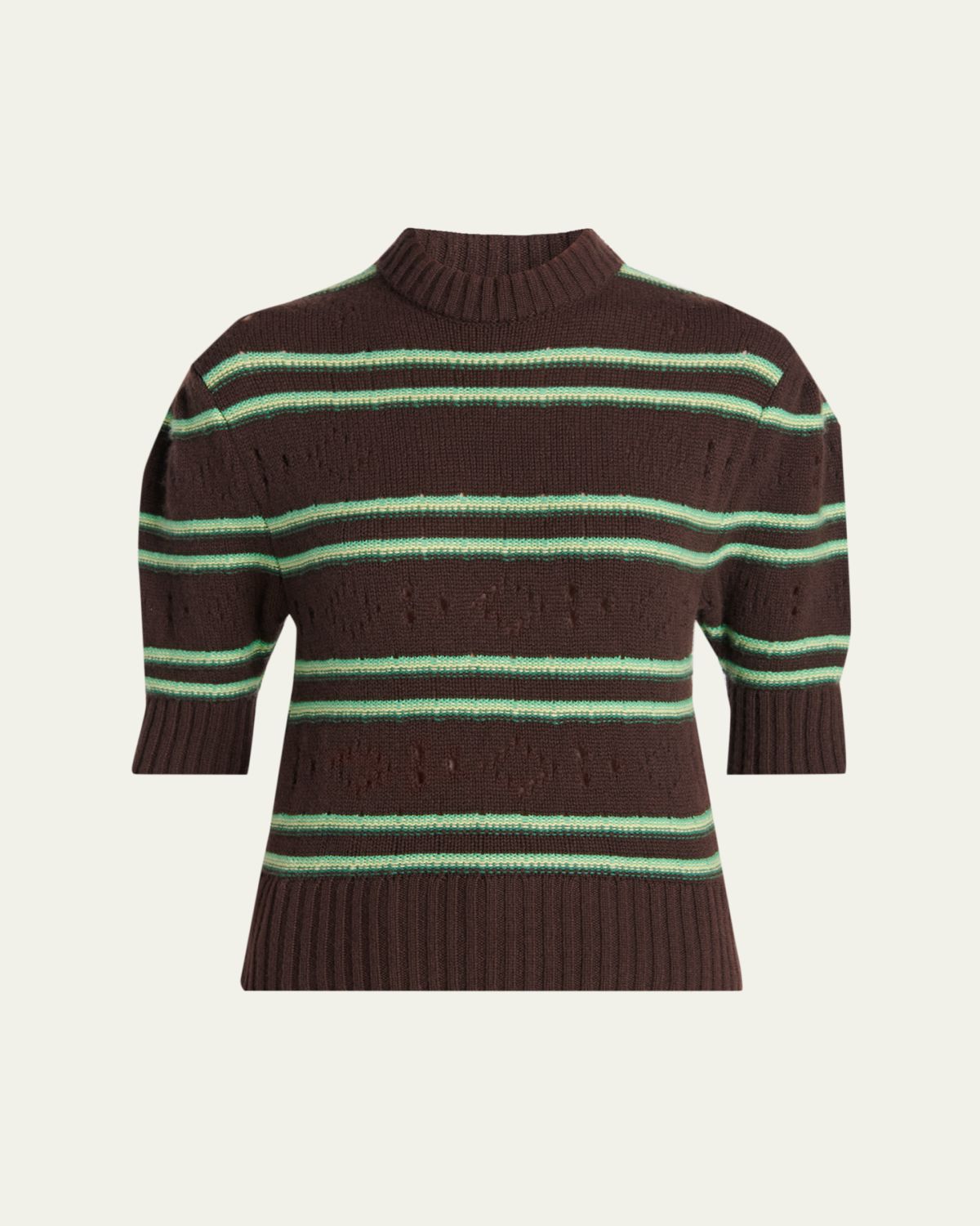 Marni Cashmere Perforated Striped Sweater | Thumbnail 6 Marni Cashmere Perforated Striped Sweater | Thumbnail 6
