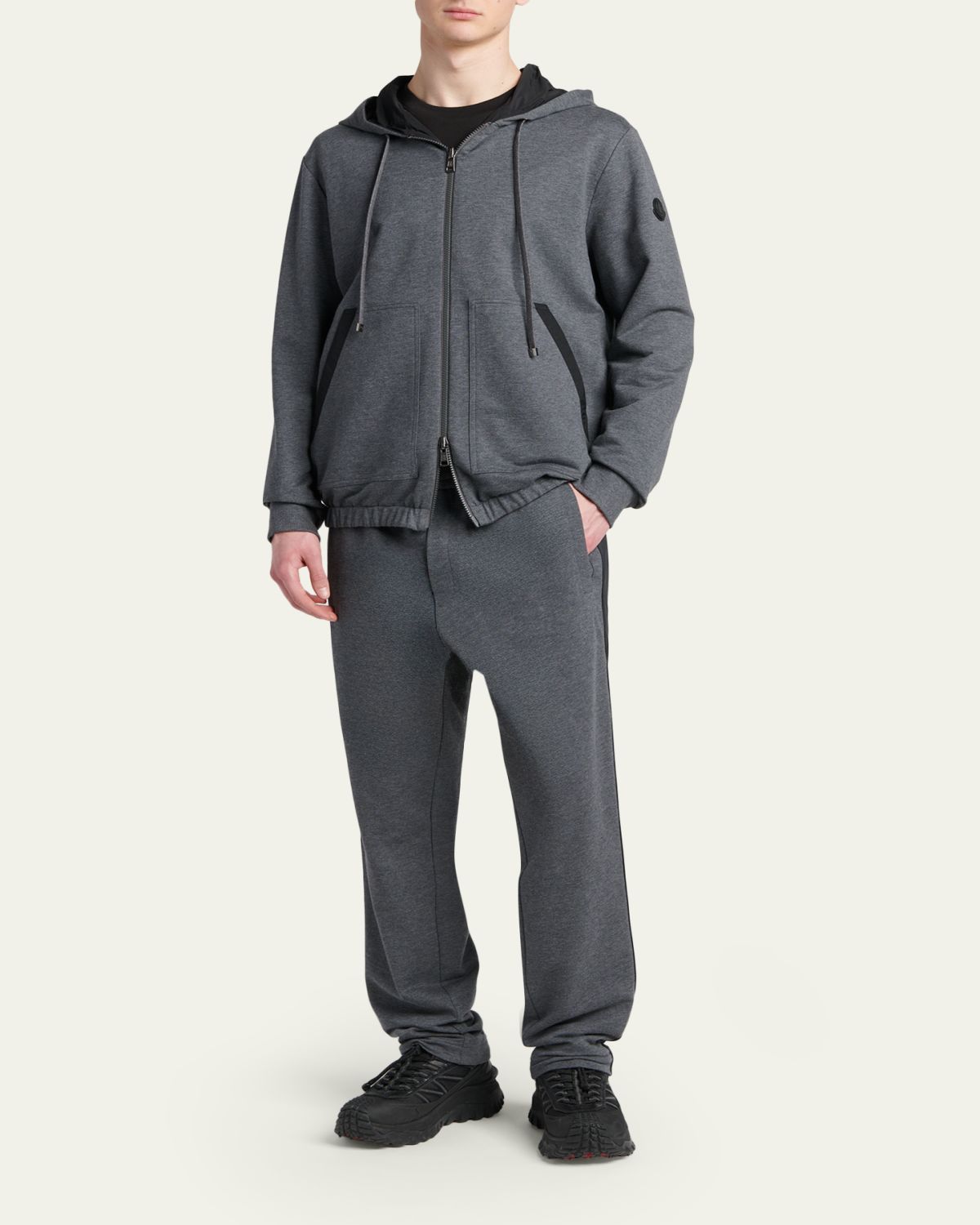 Moncler Men's Solid Pants | Thumbnail 2 Moncler Men's Solid Pants | Thumbnail 2