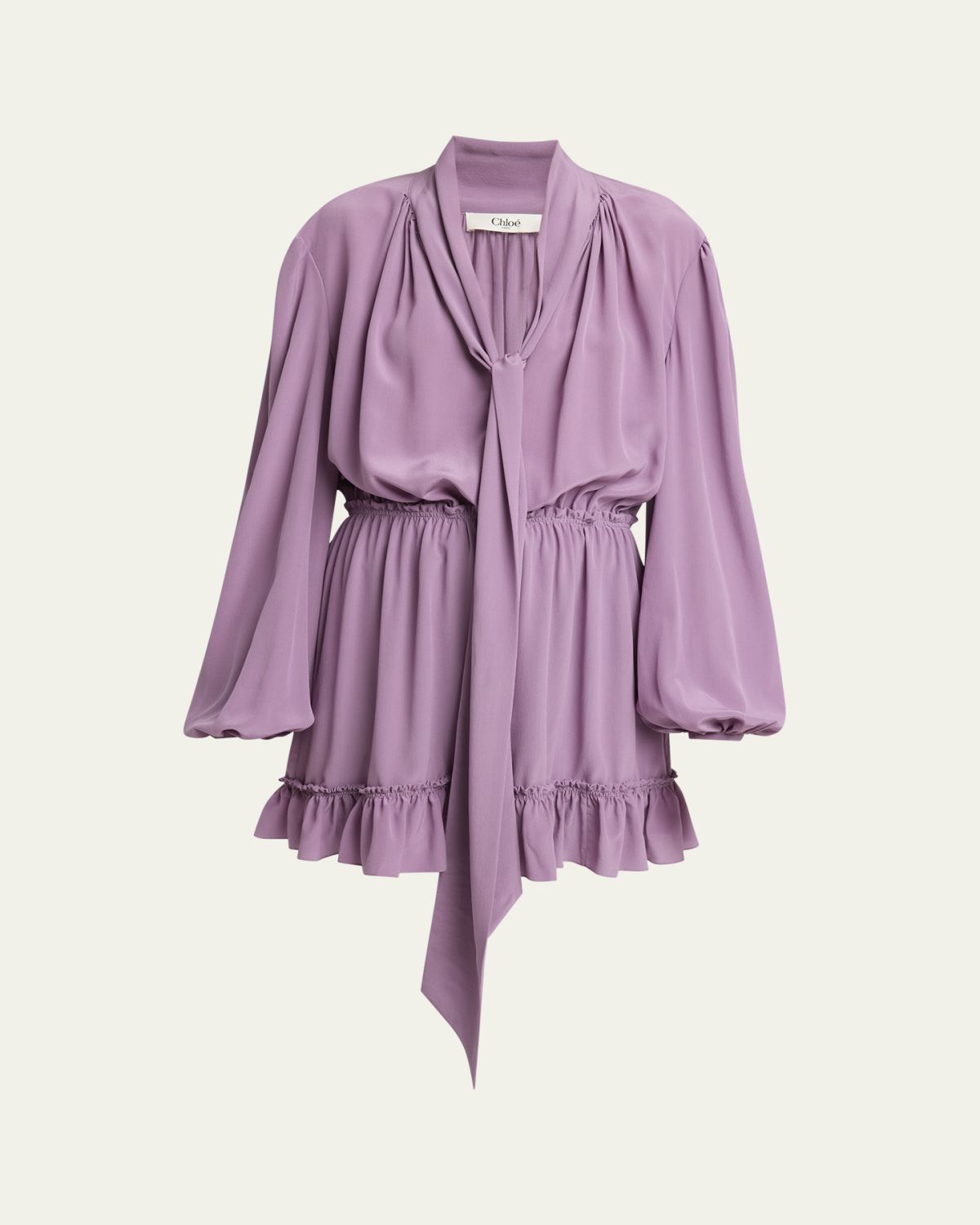 Chloe Organic Silk Crepe De Chine Dress | Thumbnail 6