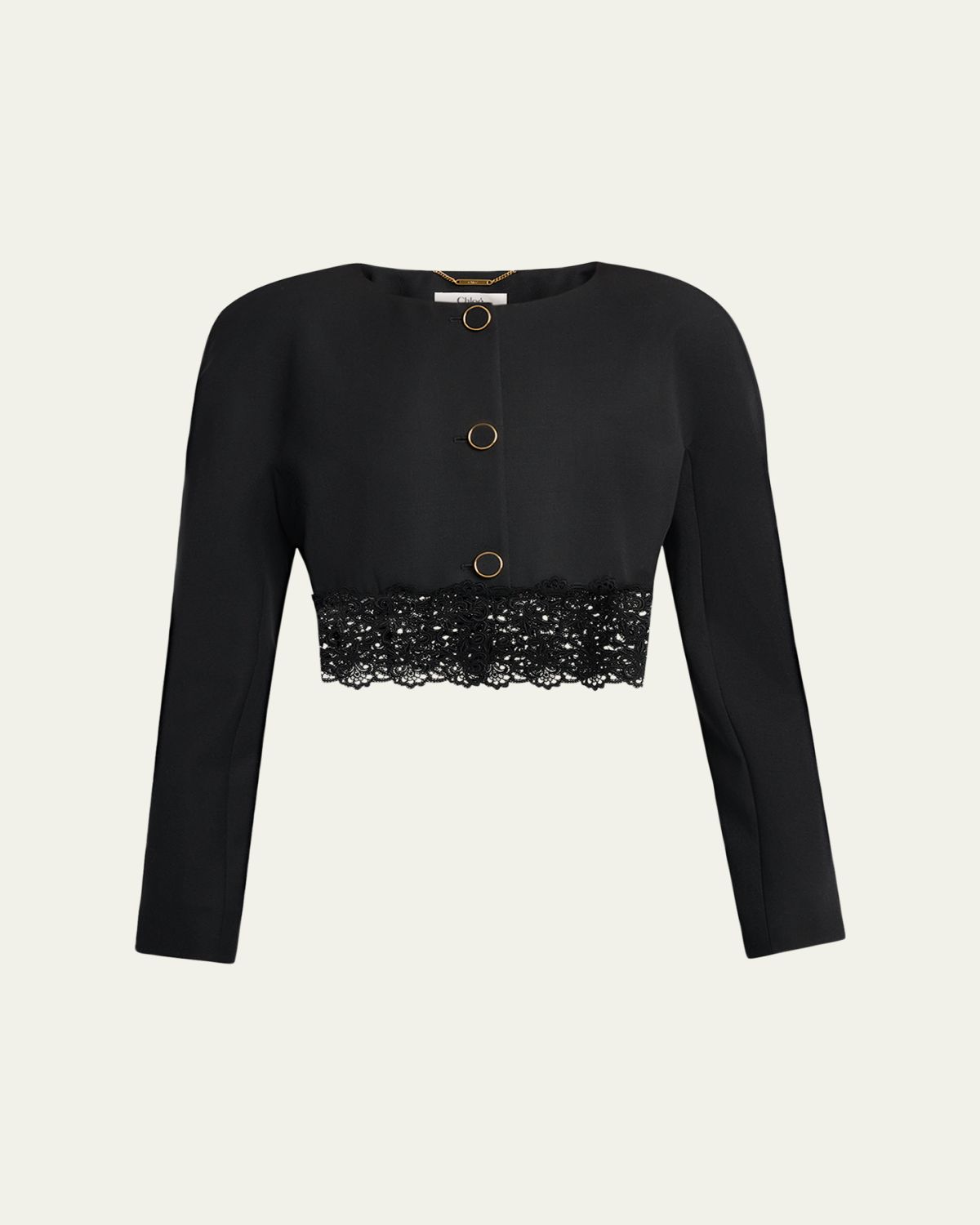 Chloe Lower Impact Wool Grain De Poudre Jacket | Thumbnail 6 Chloe Lower Impact Wool Grain De Poudre Jacket | Thumbnail 6