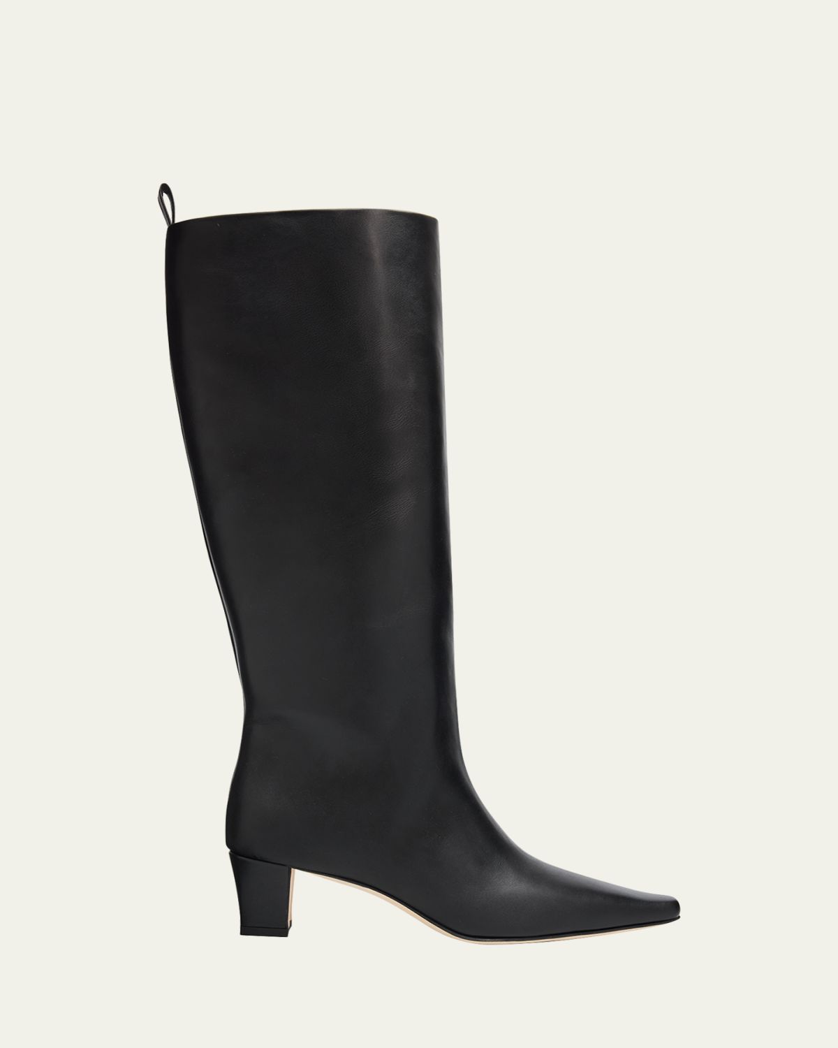 Manolo Blahnik 50mm Leather Knee-High Low-Heel Boots | Thumbnail 7 Manolo Blahnik 50mm Leather Knee-High Low-Heel Boots | Thumbnail 7