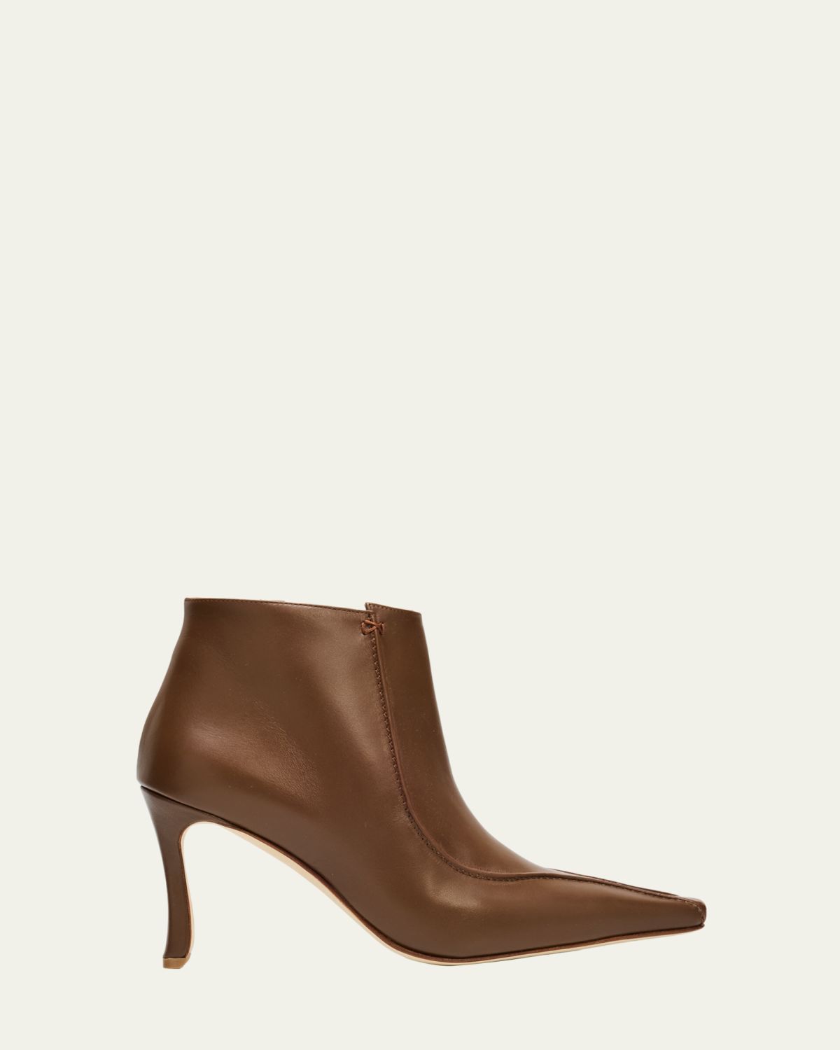 Manolo Blahnik Milleta 90mm Leather Ankle Boots | Thumbnail 4