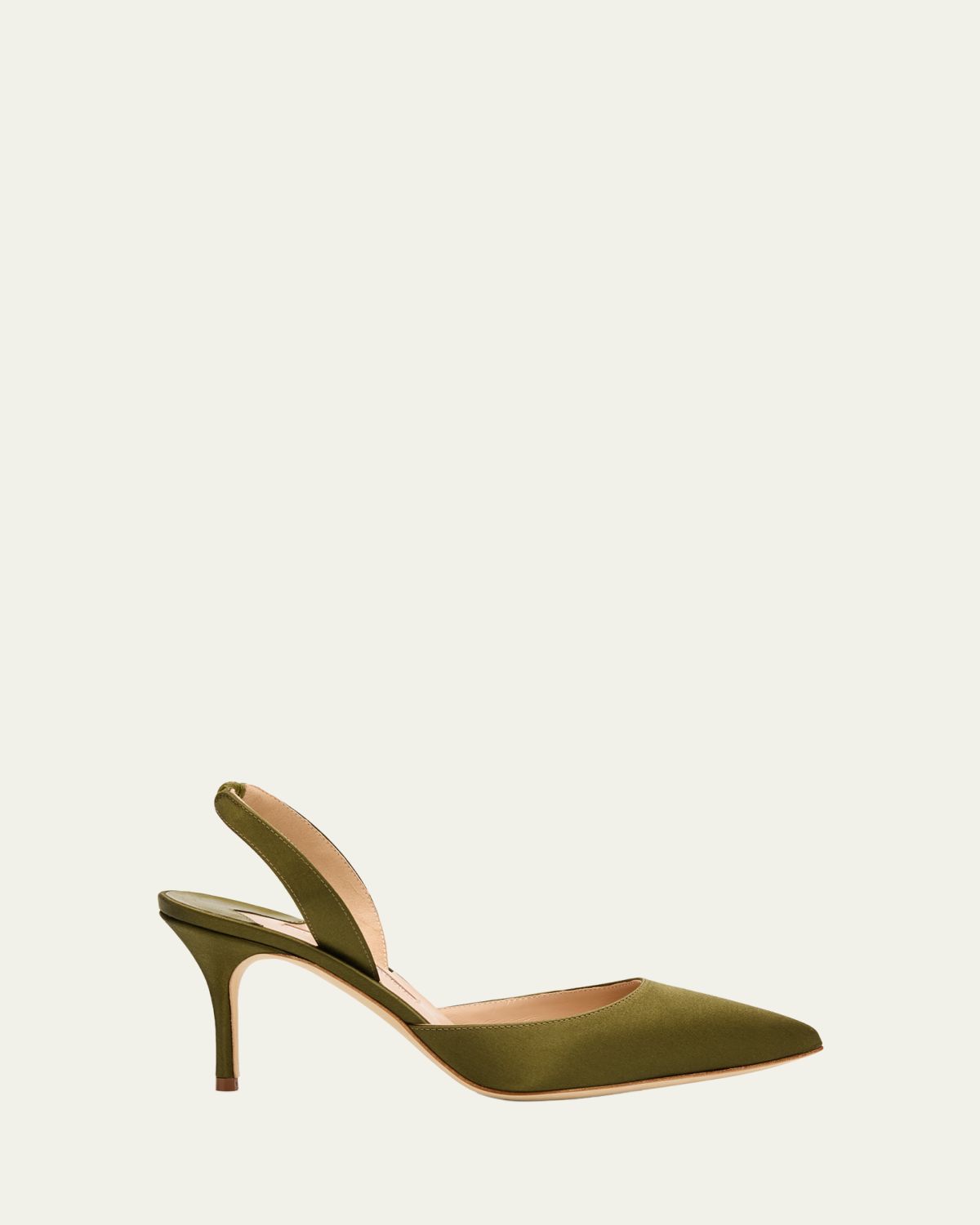 Manolo Blahnik 70mm Carolyne Satin Slingback Pumps | Thumbnail 10 Manolo Blahnik 70mm Carolyne Satin Slingback Pumps | Thumbnail 10