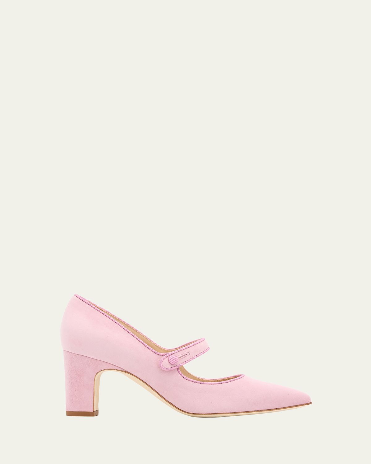 Manolo Blahnik 70 mm Campariba Kid Suede Pumps | Thumbnail 4