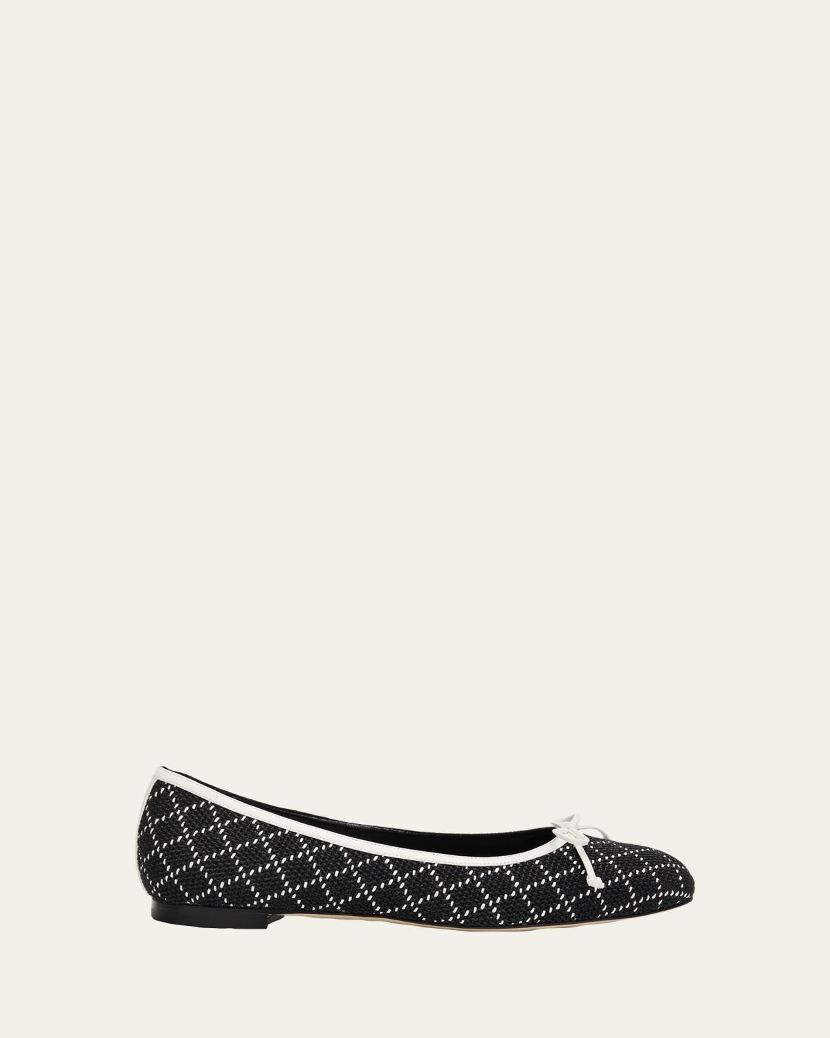 Manolo Blahnik Verallim Raffia Ballerina Flats | Thumbnail 7