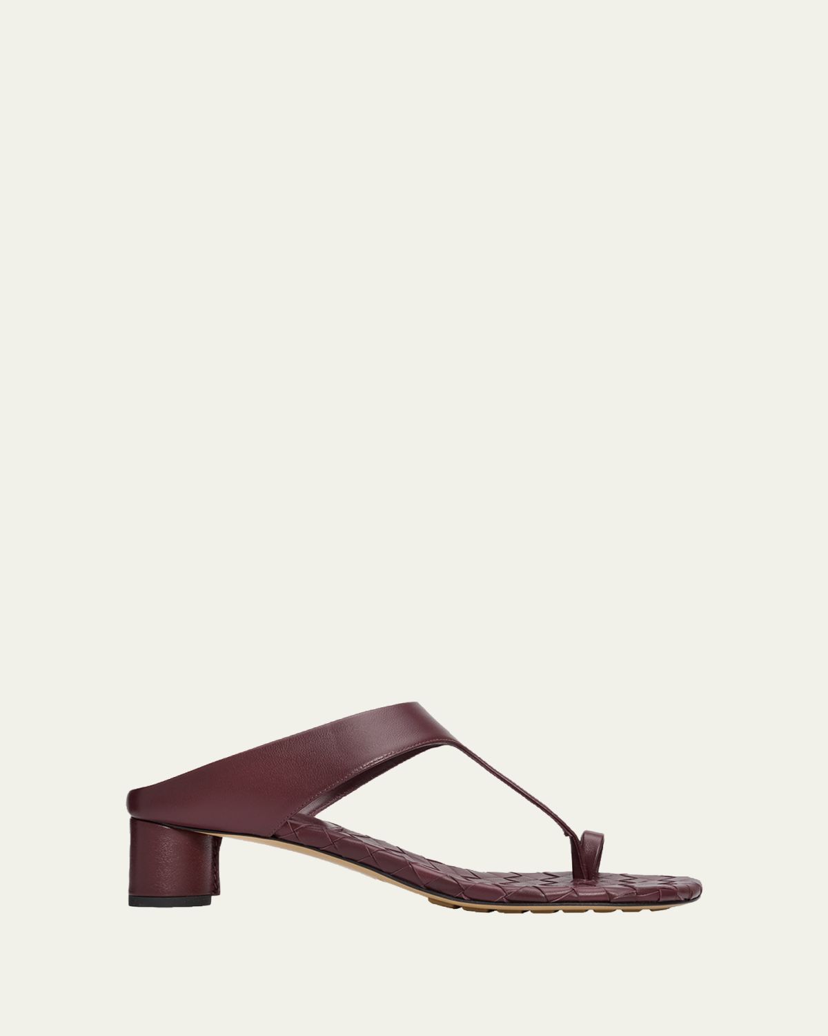 Bottega Veneta 40mm Livia Leather Kitten-Heel Thong Sandals | Thumbnail 6 Bottega Veneta 40mm Livia Leather Kitten-Heel Thong Sandals | Thumbnail 6