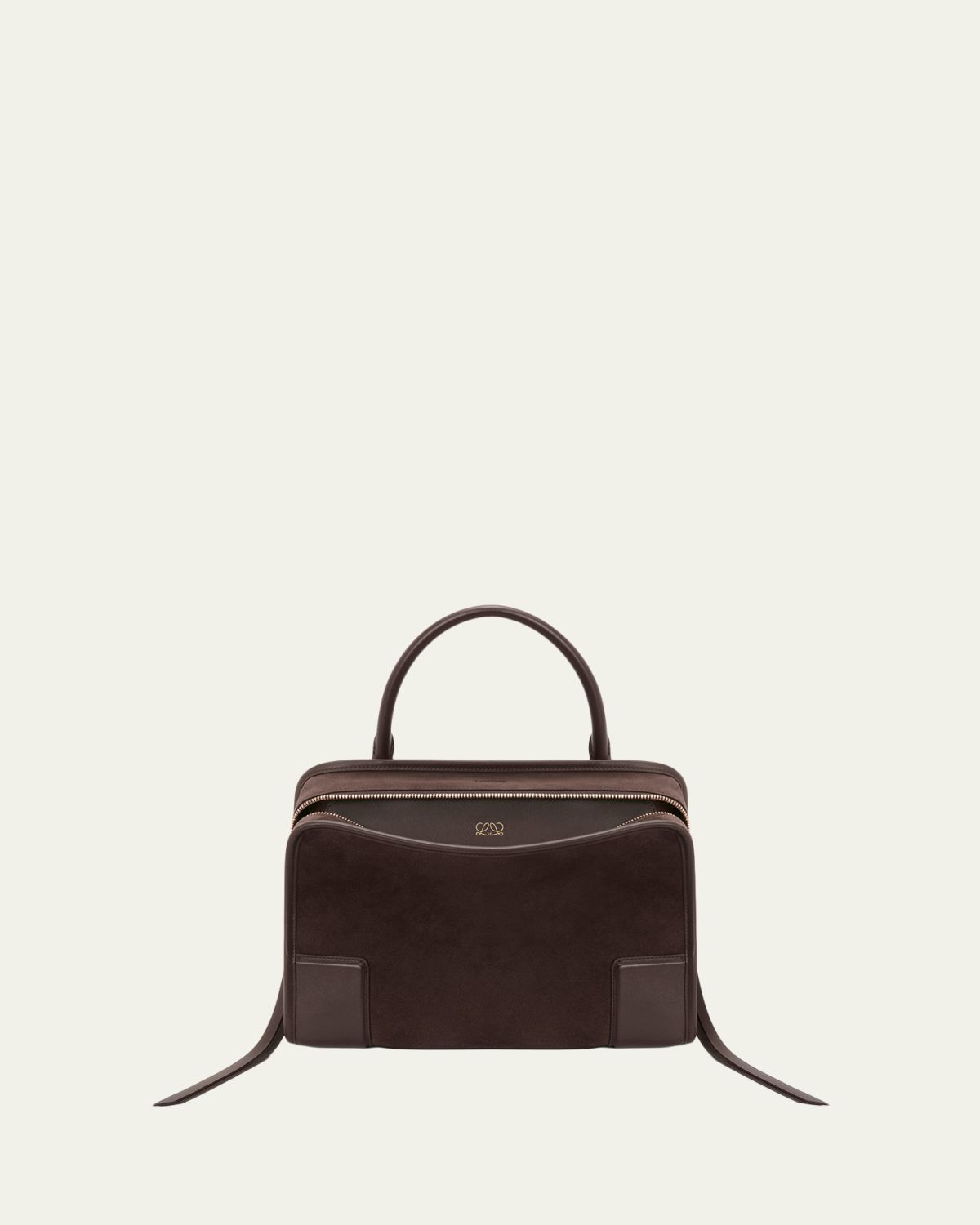 Loewe Amazona 180 Medium Top-Handle Bag in Suede | Thumbnail 6