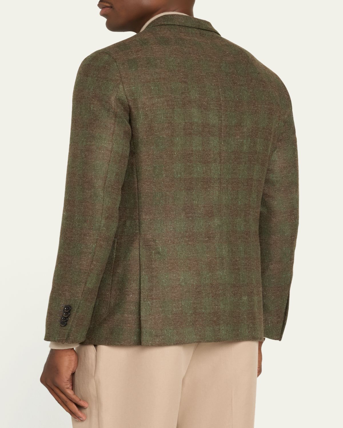 Boglioli Men's K-Jacket Plaid Single-Breasted Sport Coat | Thumbnail 3