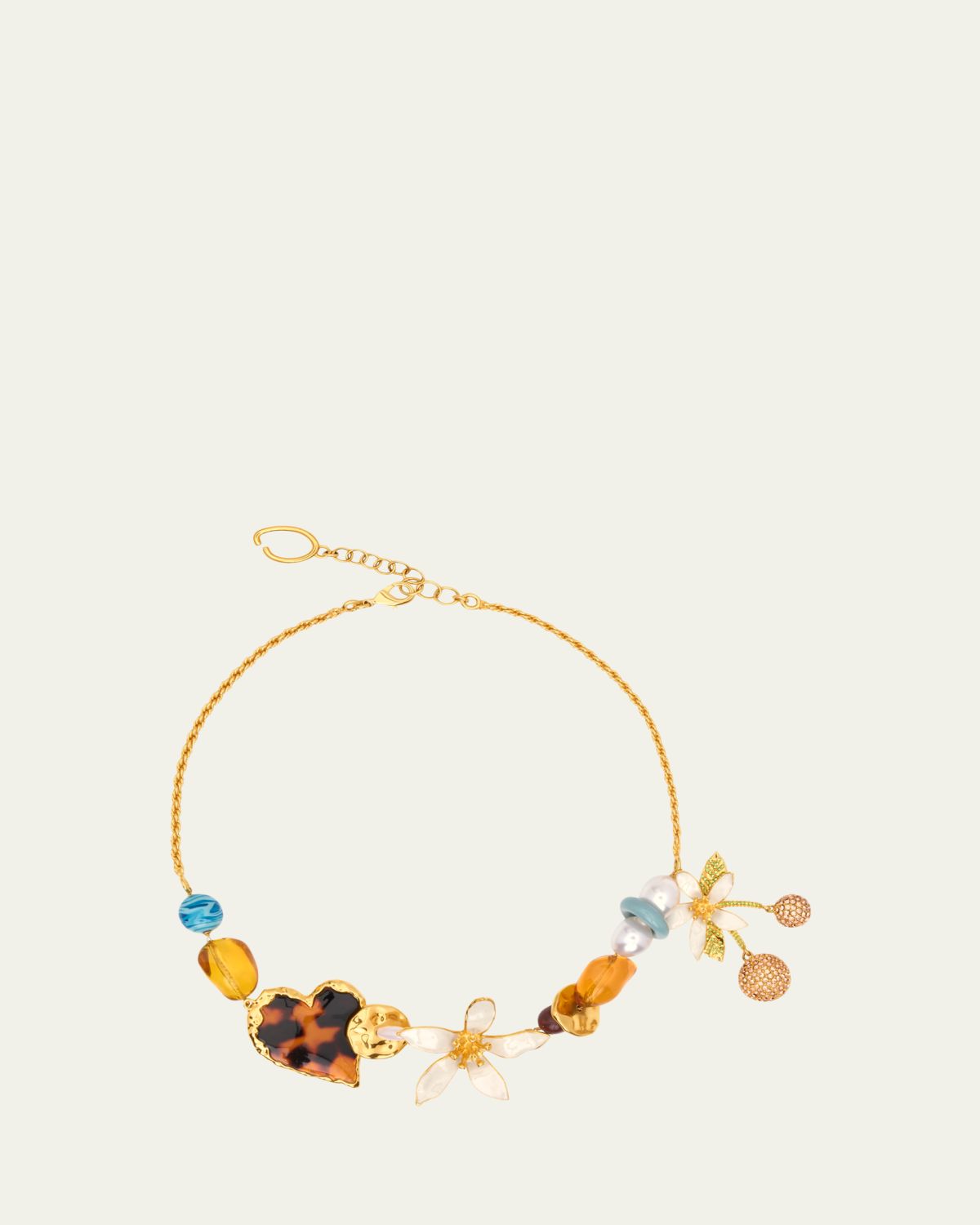 Oscar de la Renta Orange Blossom Charm Necklace | Thumbnail 3