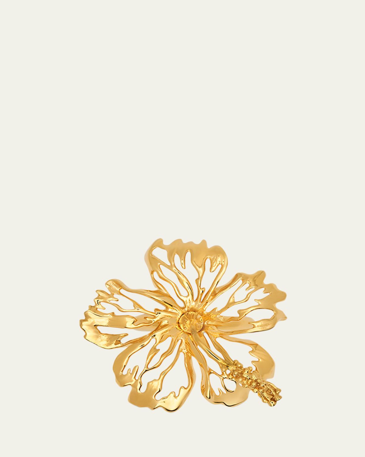 Oscar de la Renta Openwork Hibiscus Ring | Thumbnail 4