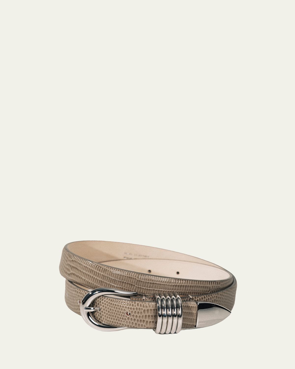 Dehanche Hollyhock Lizard-Embossed Leather Belt | Thumbnail 4 Dehanche Hollyhock Lizard-Embossed Leather Belt | Thumbnail 4