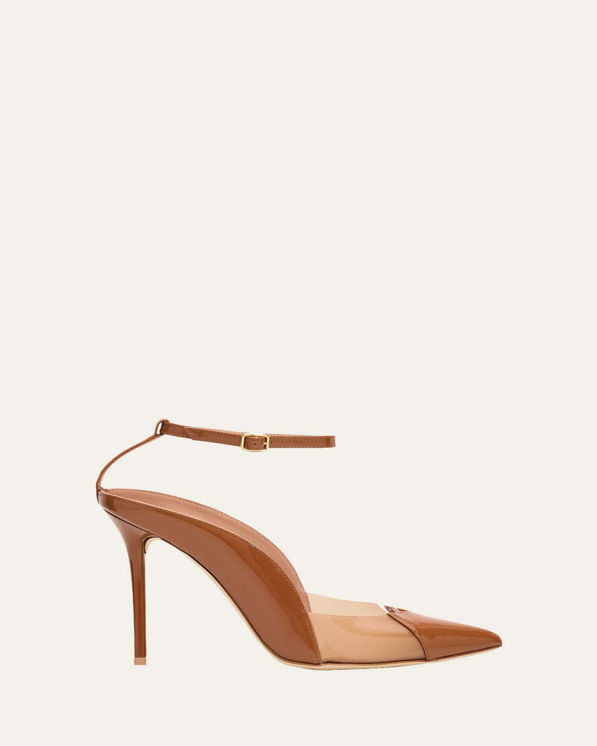 Malone Souliers 100mm Malia PVC and Patent Leather Pumps - Women's Shoes