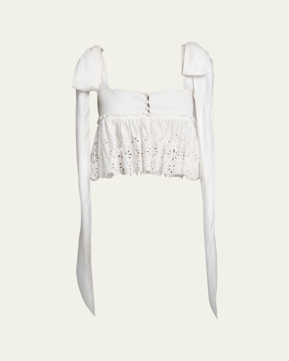 Chloe Soft Cotton Eyelet Top | Thumbnail 6 Chloe Soft Cotton Eyelet Top | Thumbnail 6