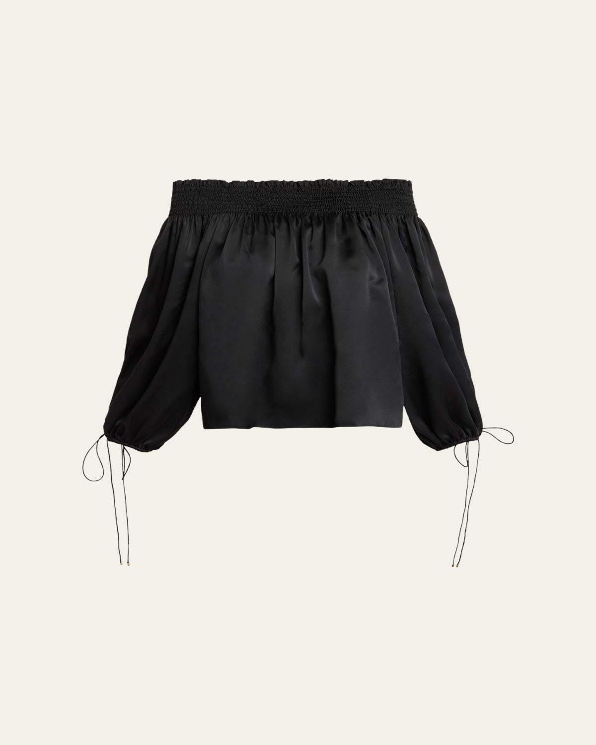 Chloe Silk Off-The-Shoulder Top | Thumbnail 6 Chloe Silk Off-The-Shoulder Top | Thumbnail 6