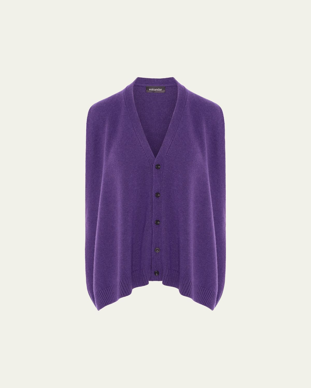 Eskandar V-Neck Cashmere Vest | Thumbnail 6