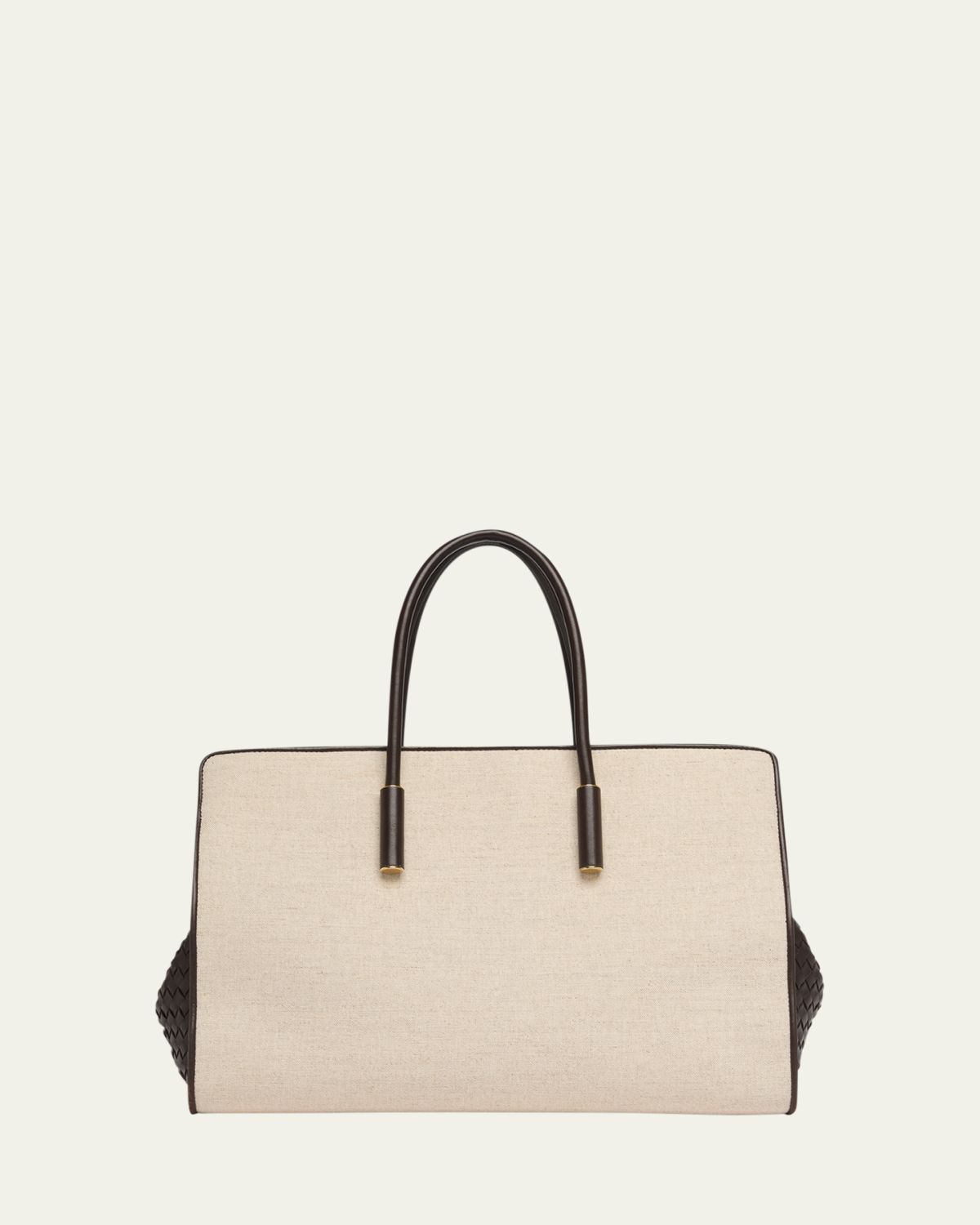 Bottega Veneta Barbara Medium Canvas and Leather Tote Bag | Thumbnail 6