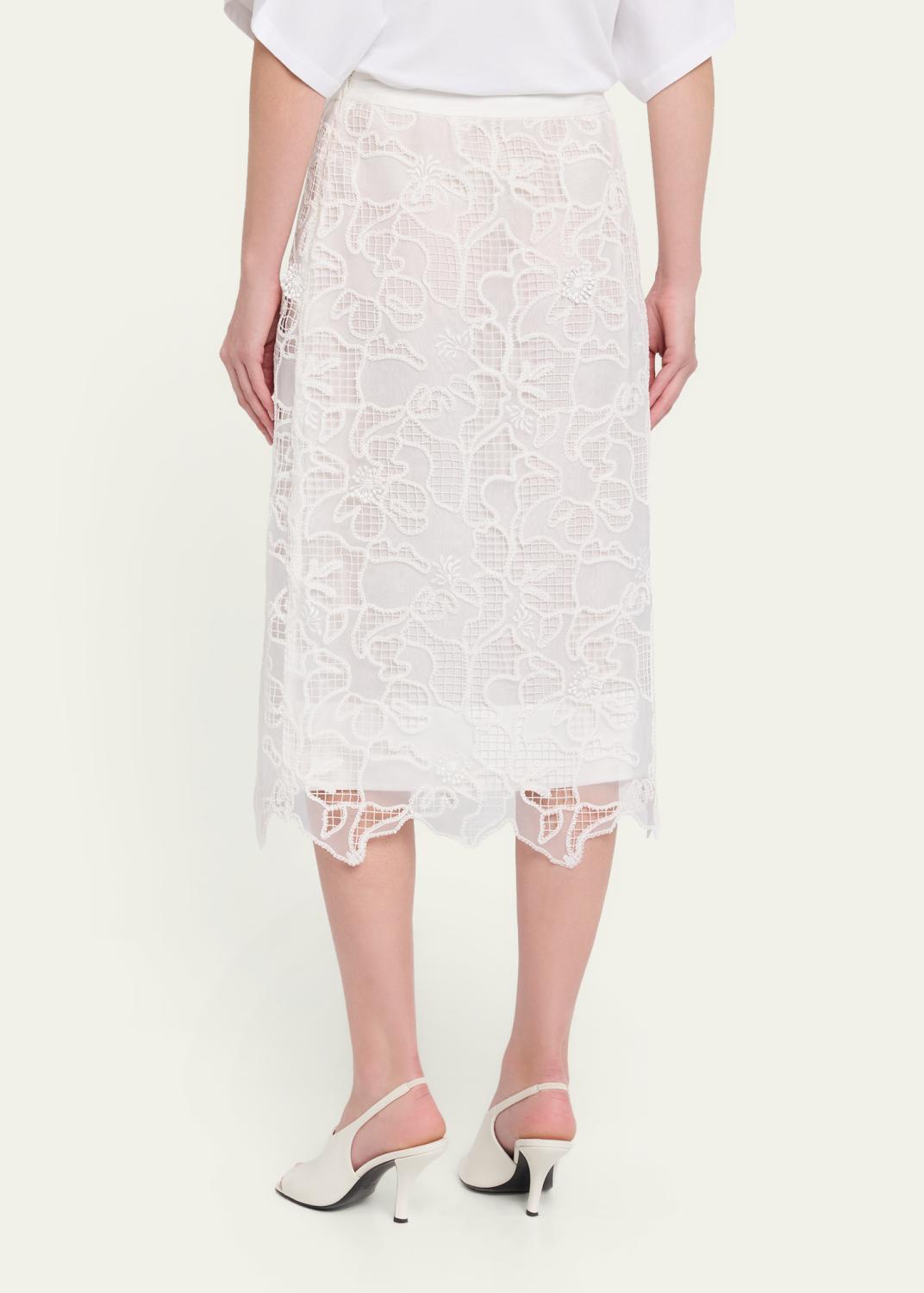 Simkhai Elissa Embroidered Column Skirt | Thumbnail 3 Simkhai Elissa Embroidered Column Skirt | Thumbnail 3