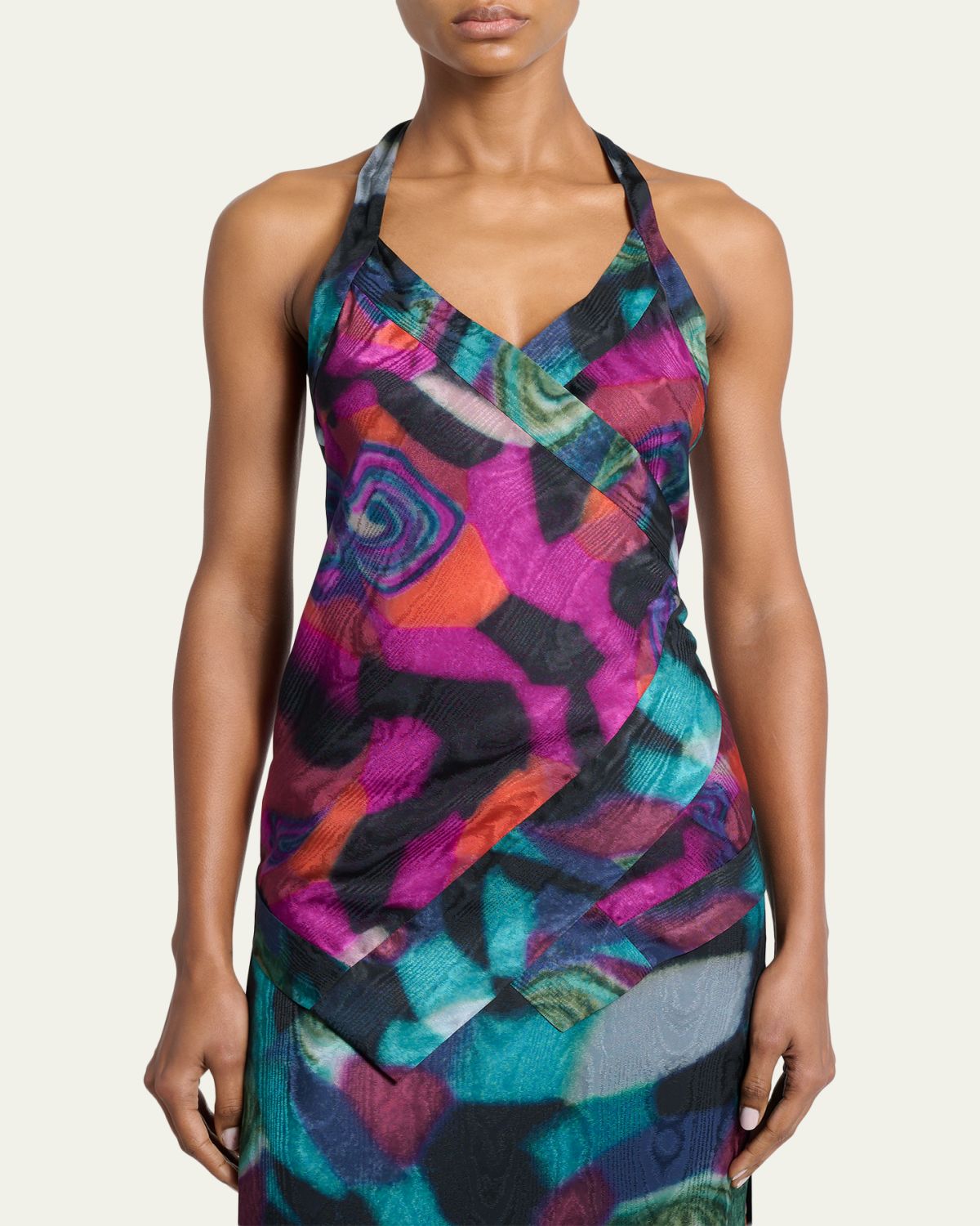 Dries Van Noten Cussia Halter Midi Dress | Thumbnail 4 Dries Van Noten Cussia Halter Midi Dress | Thumbnail 4
