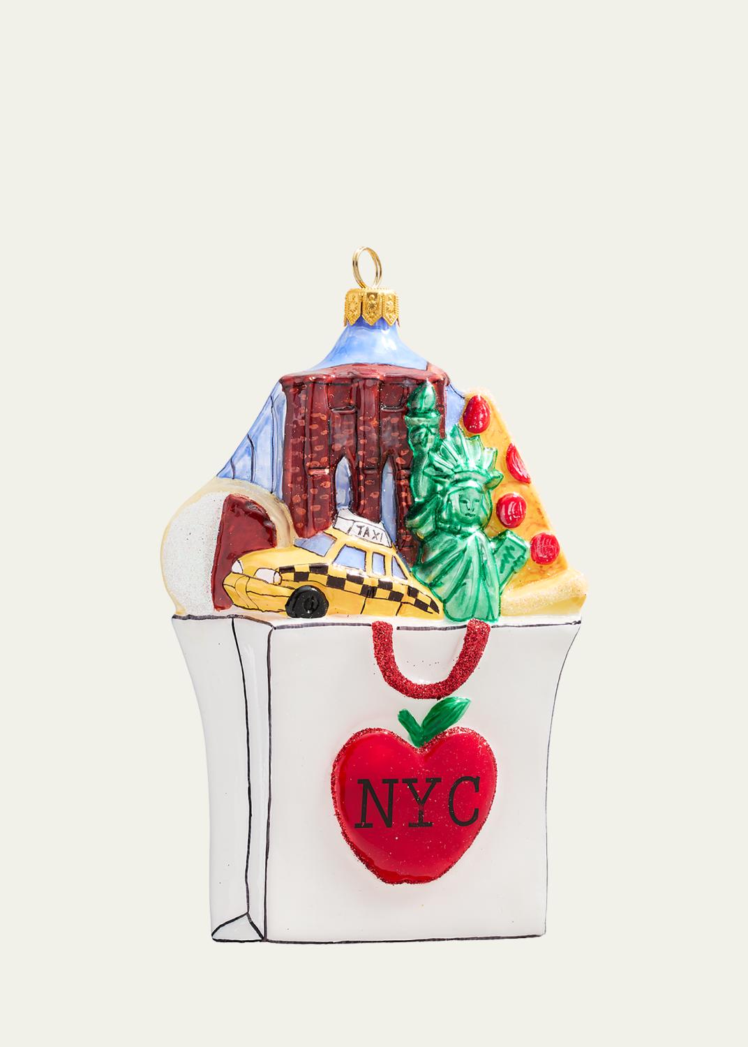 NYC Shopping Bag Christmas Ornament NYC Shopping Bag Christmas Ornament