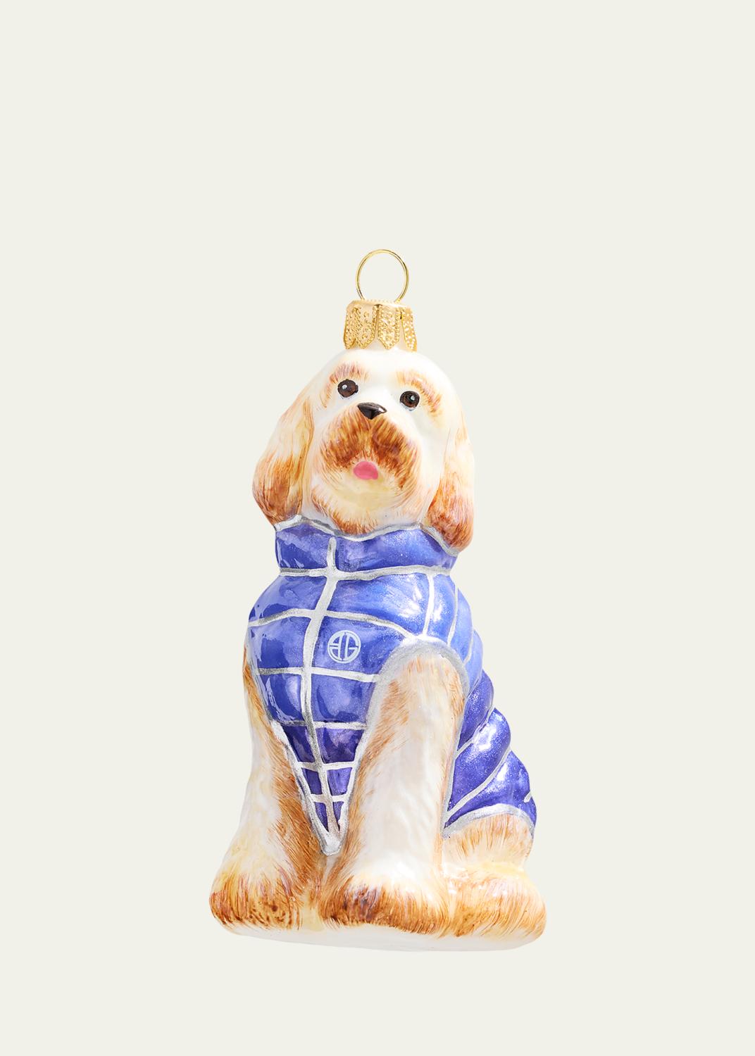 Goldendoodle in BG Puffy Vest Christmas Ornament Goldendoodle in BG Puffy Vest Christmas Ornament