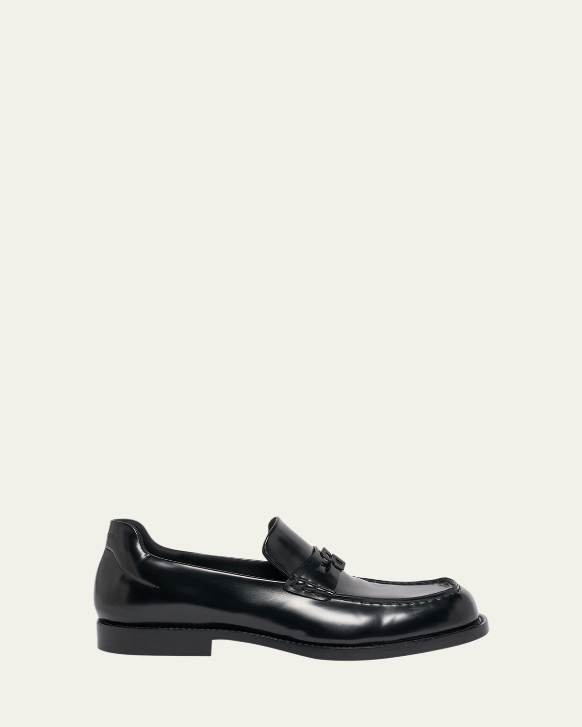 Balenciaga Men's Comfy B-Logo Calfskin Penny Loafers | Thumbnail 6 Balenciaga Men's Comfy B-Logo Calfskin Penny Loafers | Thumbnail 6